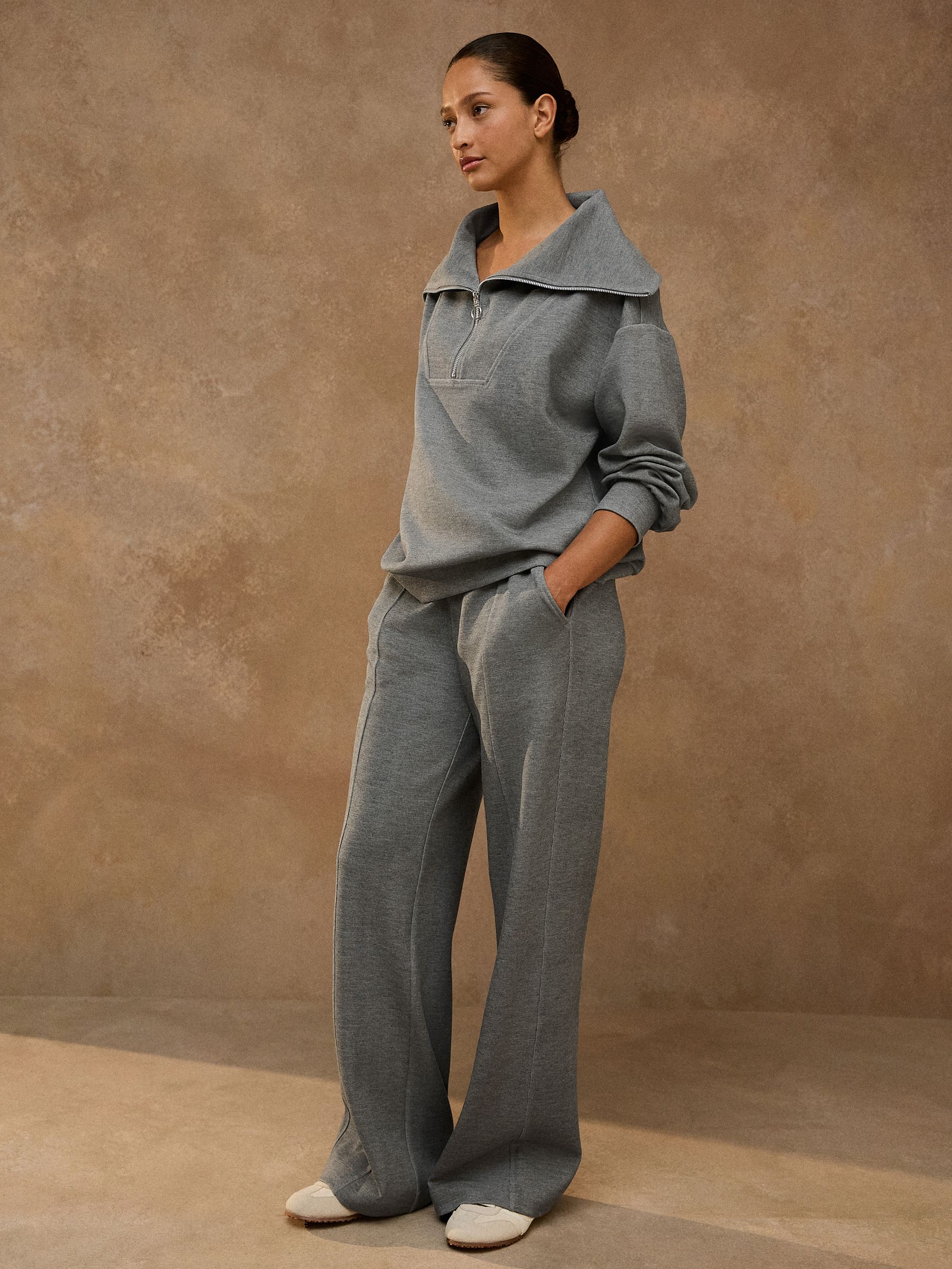 Wide Leg Joggers - Dark Grey - Reg/Long - Location Worn