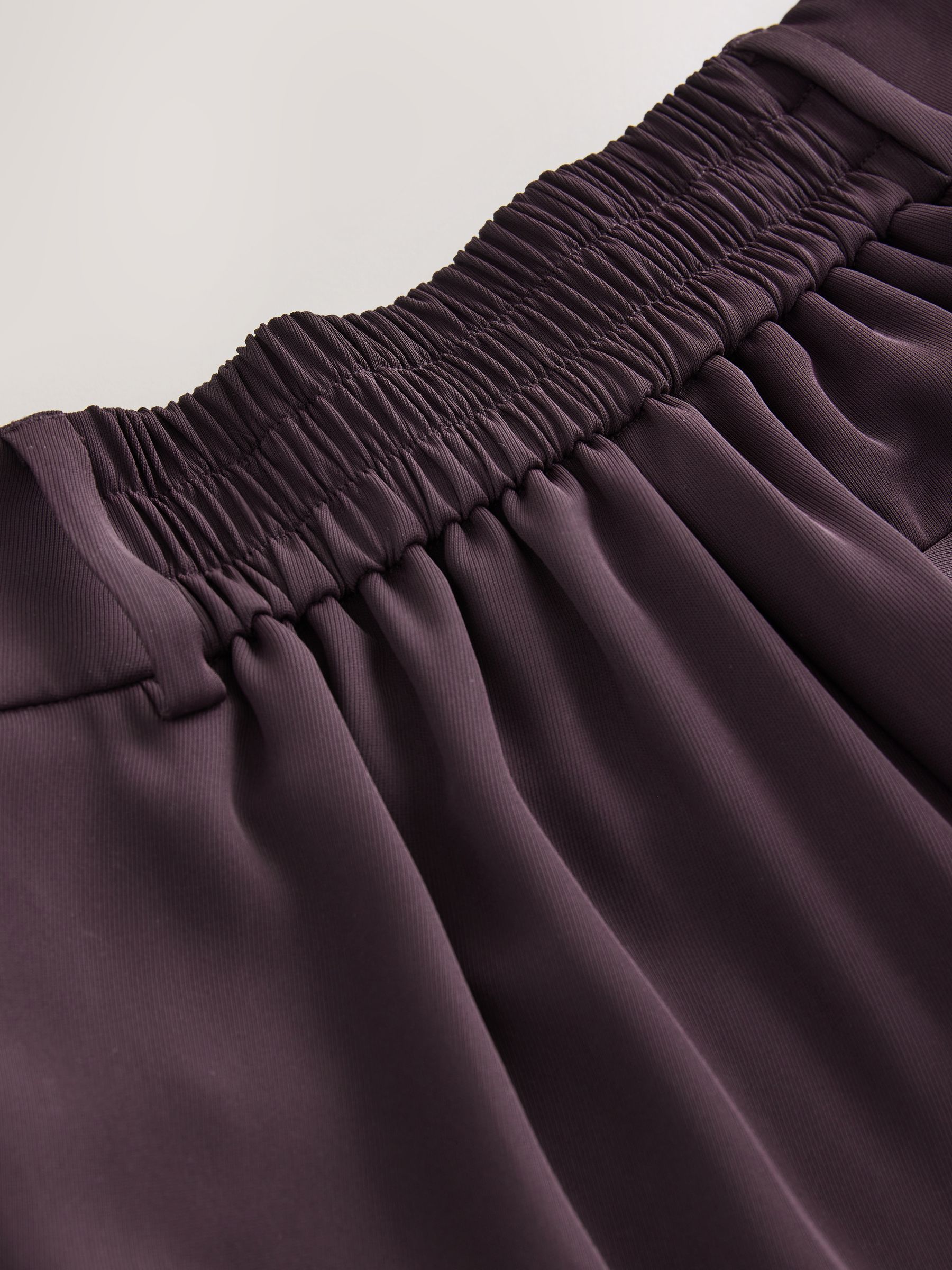 Elastic Back Wide Leg Trousers - Port - Regular - SIP Still Life