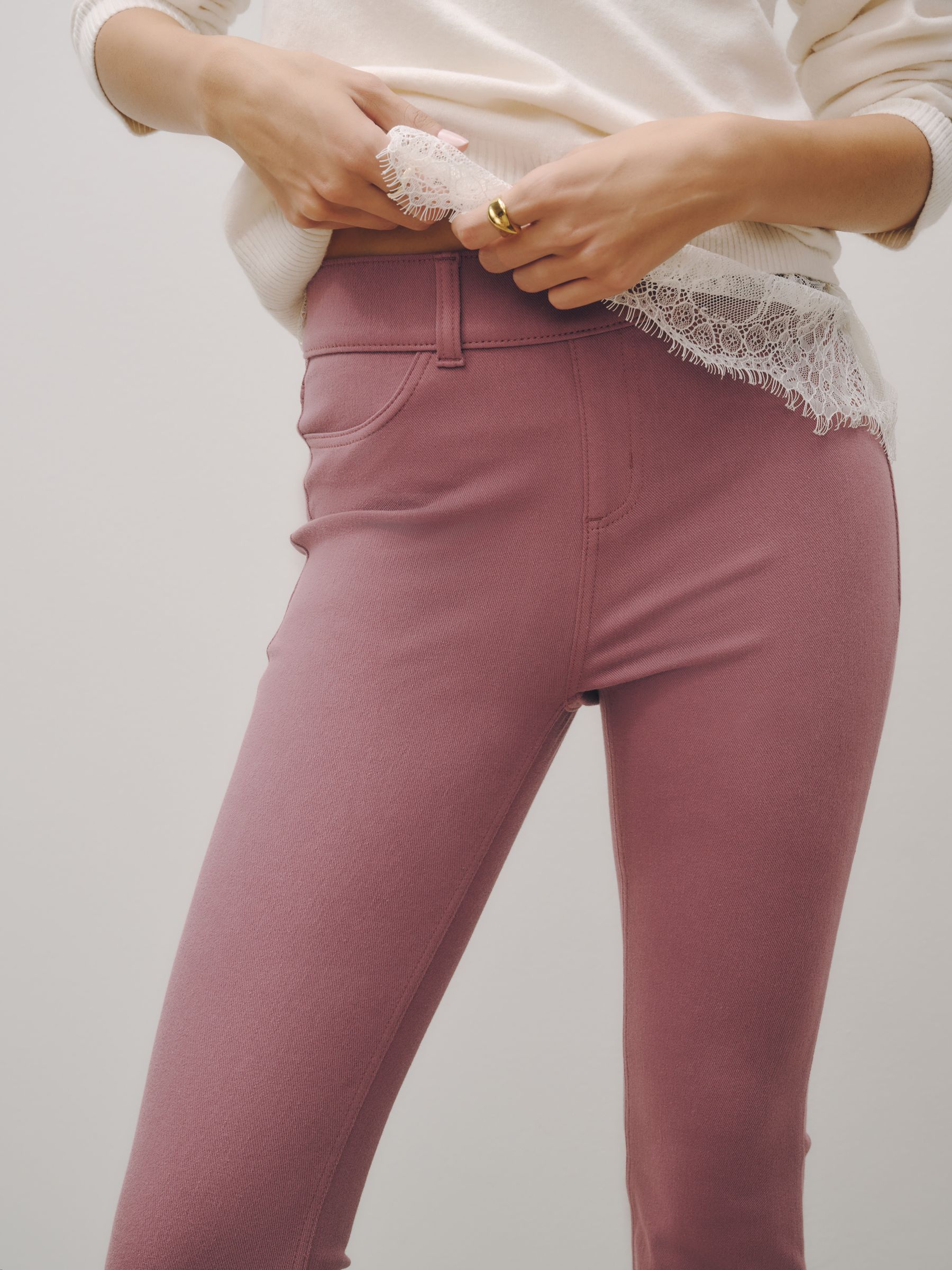 Jersey Bootcut Leggings - Rose Pink - Regular - SIP Worn