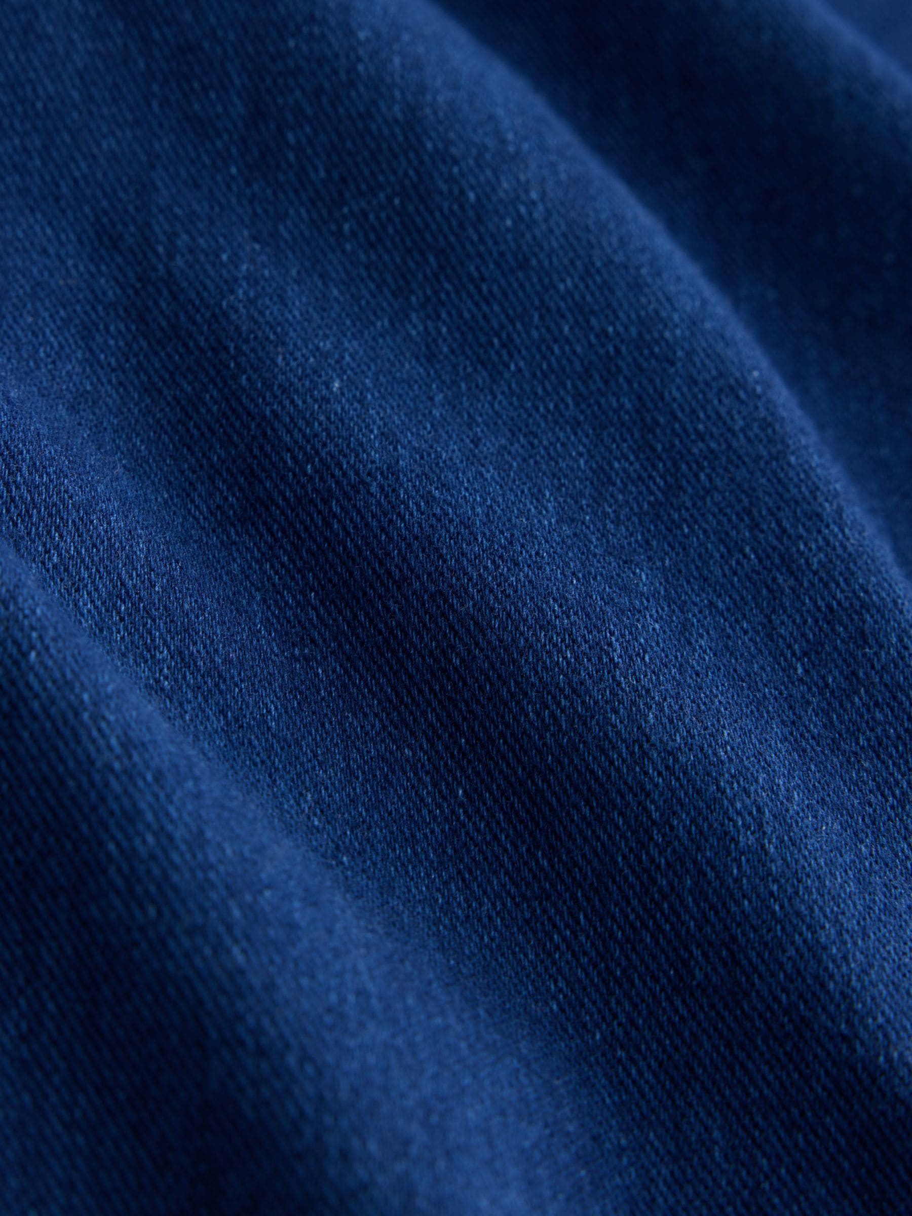 Barrel Leg Denim Jersey Trousers - Dark Blue - Regular - SIP Still Life
