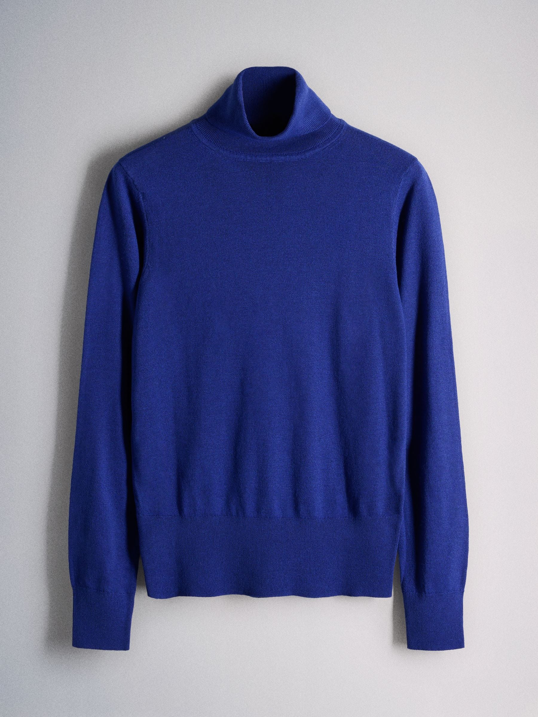 The Set 4 Pack Roll Neck Jumpers With Wool - Dark/Charcoal Grey/Halogen Blue/Navy - Regular - SIP Still Life