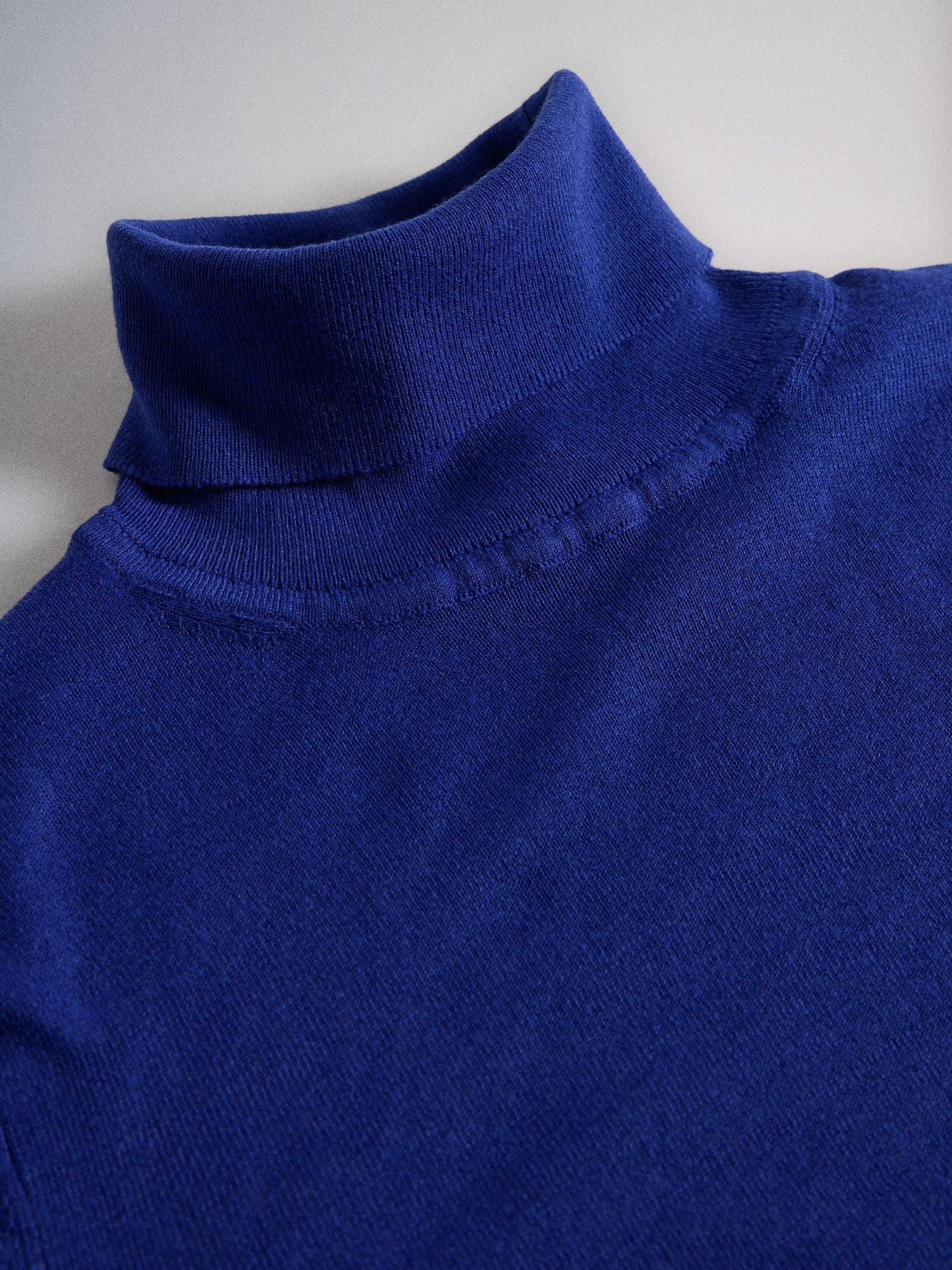 The Set 4 Pack Roll Neck Jumpers With Wool - Dark/Charcoal Grey/Halogen Blue/Navy - Regular - SIP Still Life