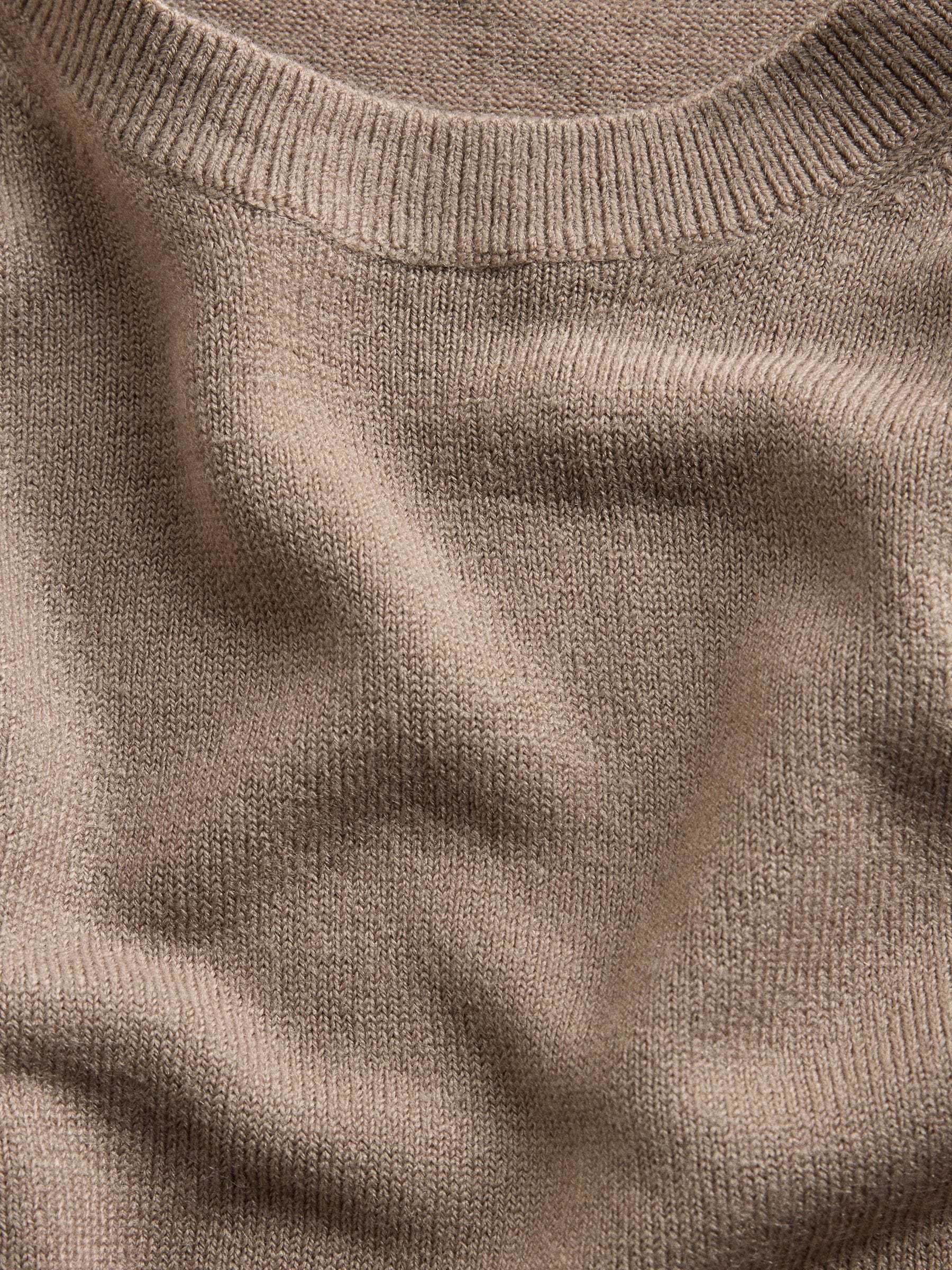 The Set 2 Pack Soft Knit Crew Neck Long Sleeve Jumpers - Mink Brown/Light Pink - Regular - SIP Still Life