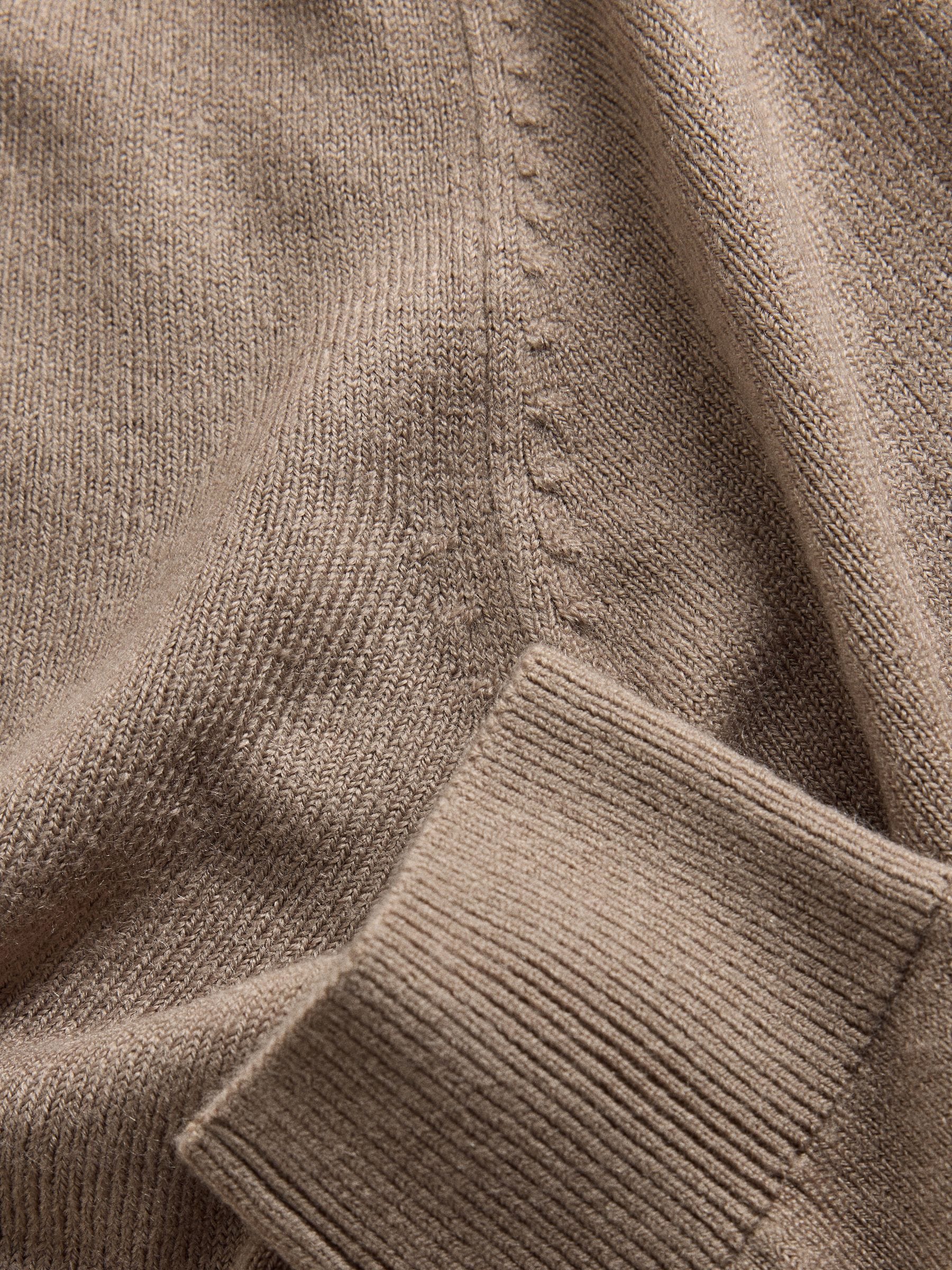 The Set 2 Pack Soft Knit Crew Neck Long Sleeve Jumpers - Mink Brown/Light Pink - Regular - SIP Still Life