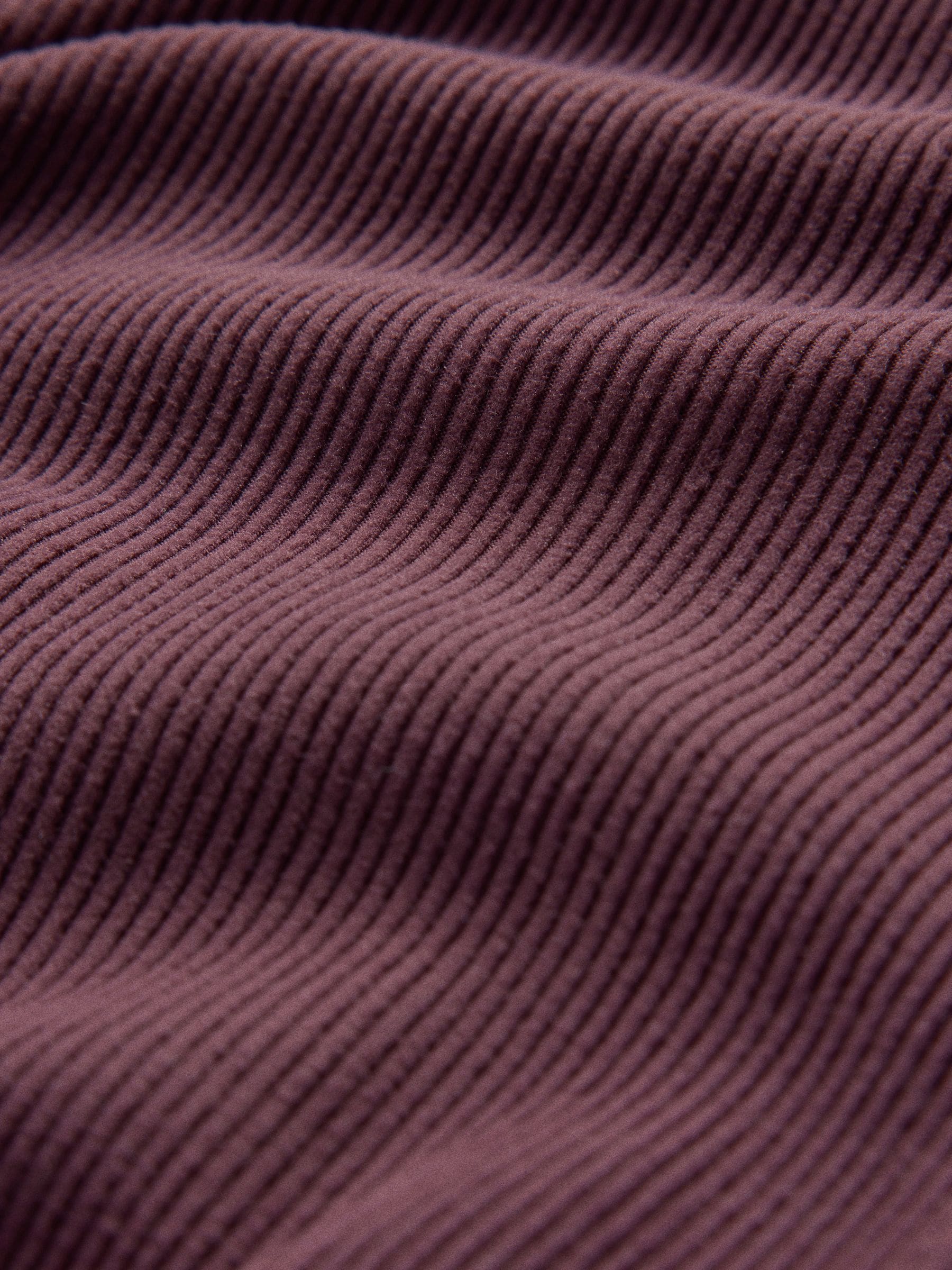 The Set Cosy Rib Button Through Top and Straight Leg Joggers Co-ord - Dusky Purple - Regular - SIP Still Life