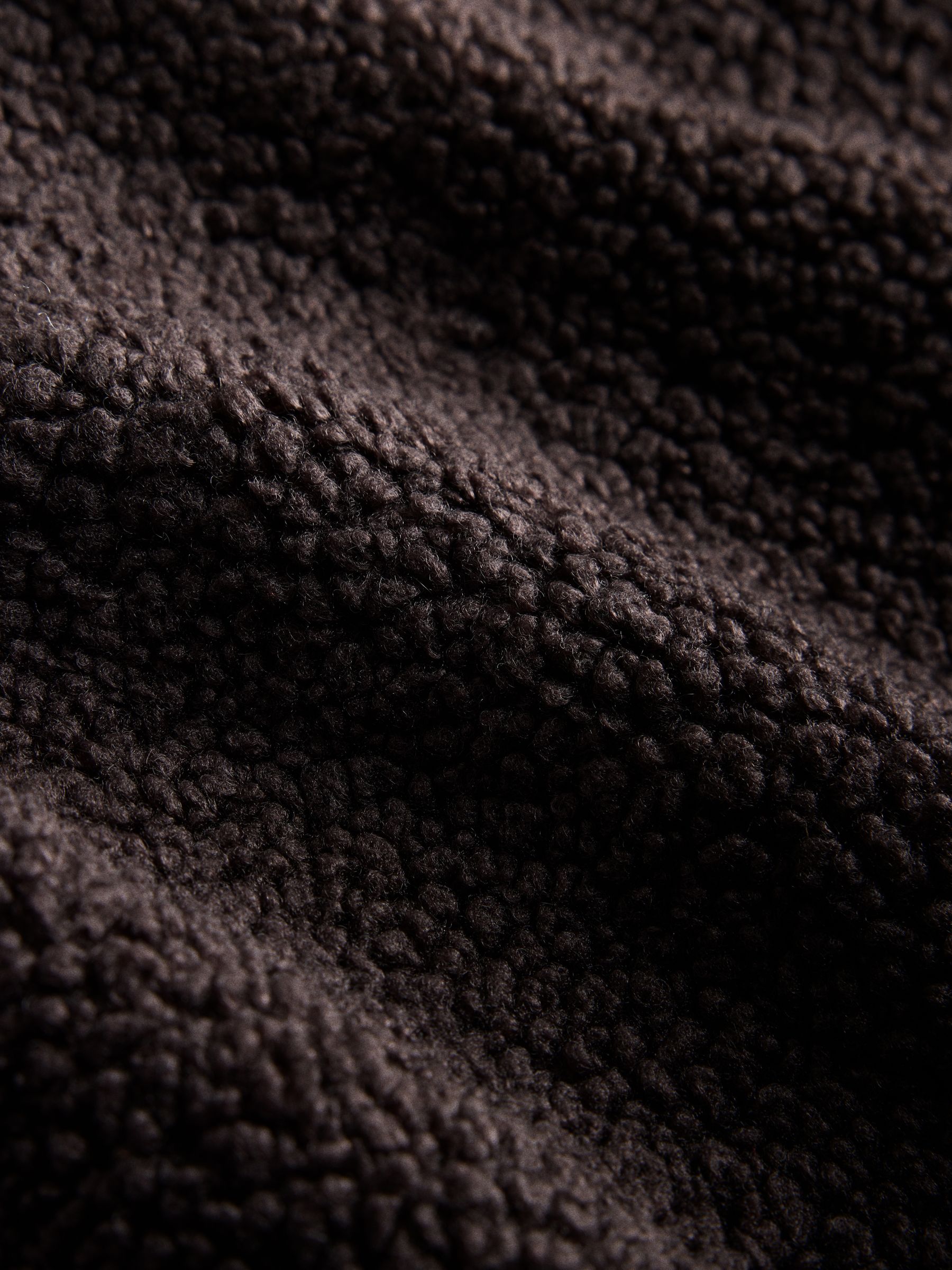 The Set 2 Pack Premium Quarter Zip Borg Sweaters - Brown/Oat Marl - Regular - SIP Still Life