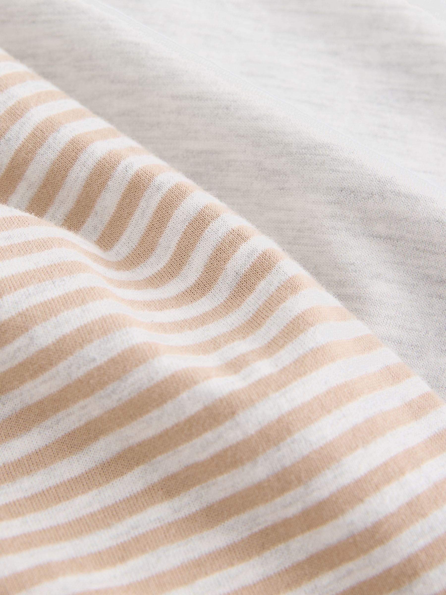 Long Sleeve Pyjamas - Ecru Stripe - Regular - SIP Still Life