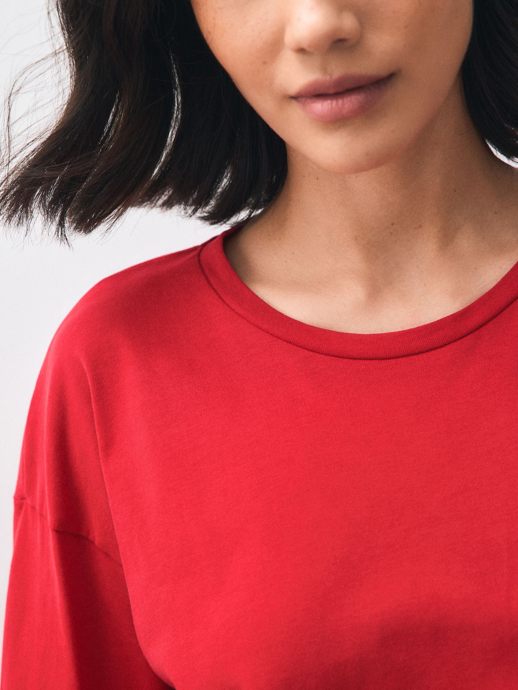 Long Sleeve Pyjamas - Red Fairisle - Regular - SIP Worn