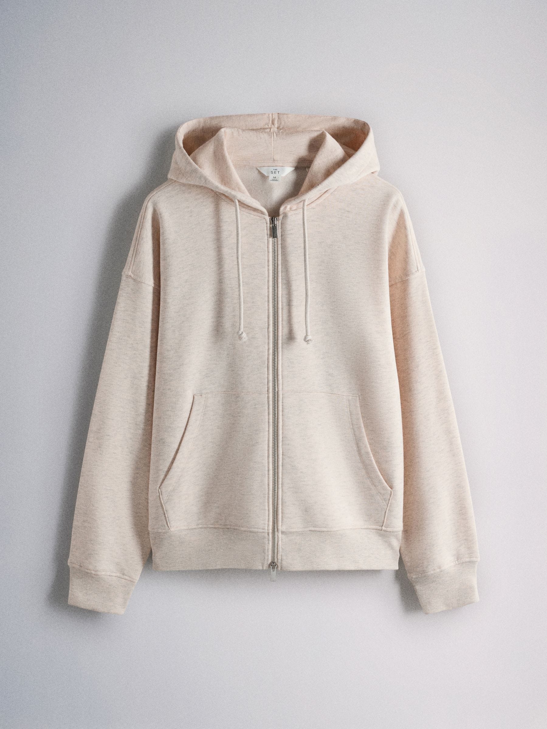 The Set 2 Pack Zip Through Hoodies - Light Oatmarl/Brown - Regular - SIP Still Life