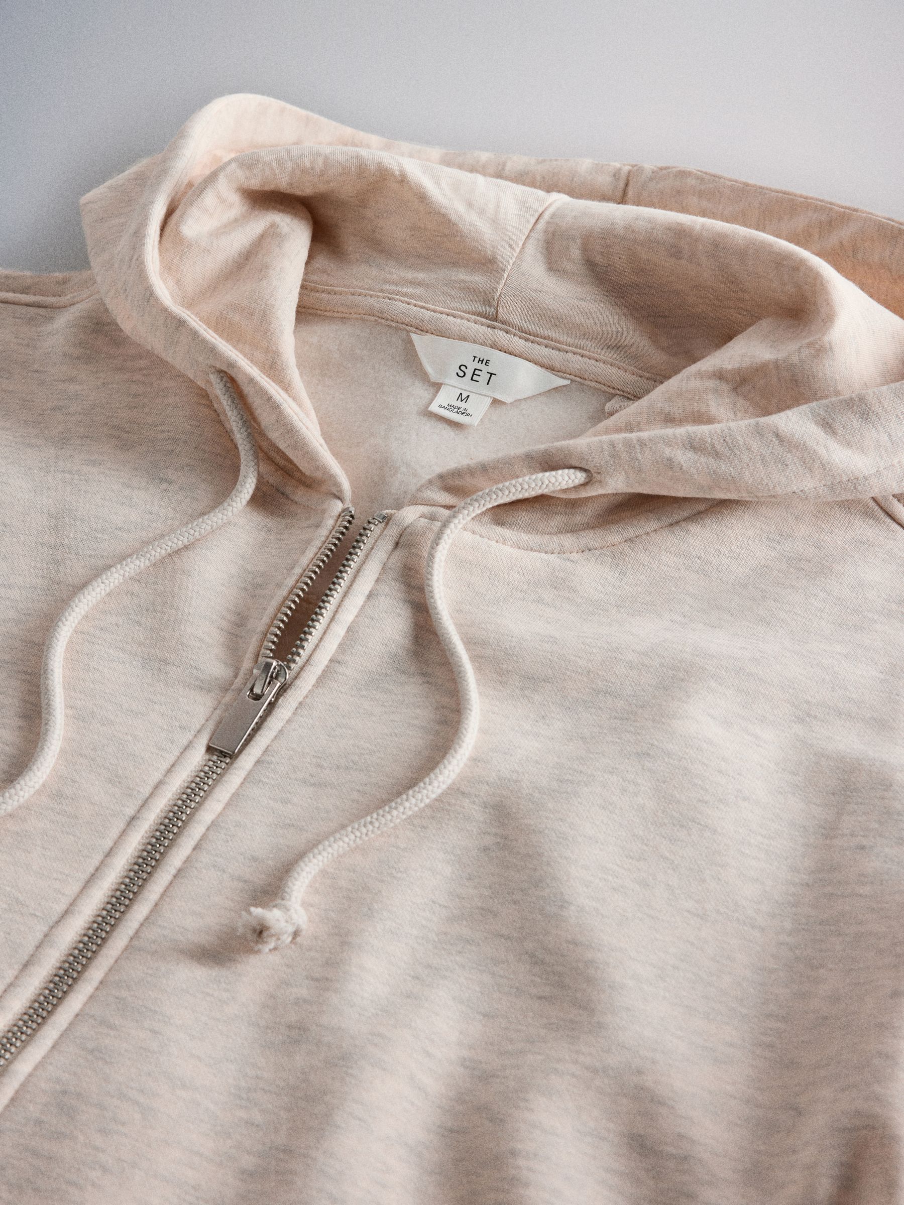 The Set 2 Pack Zip Through Hoodies - Light Oatmarl/Brown - Regular - SIP Still Life