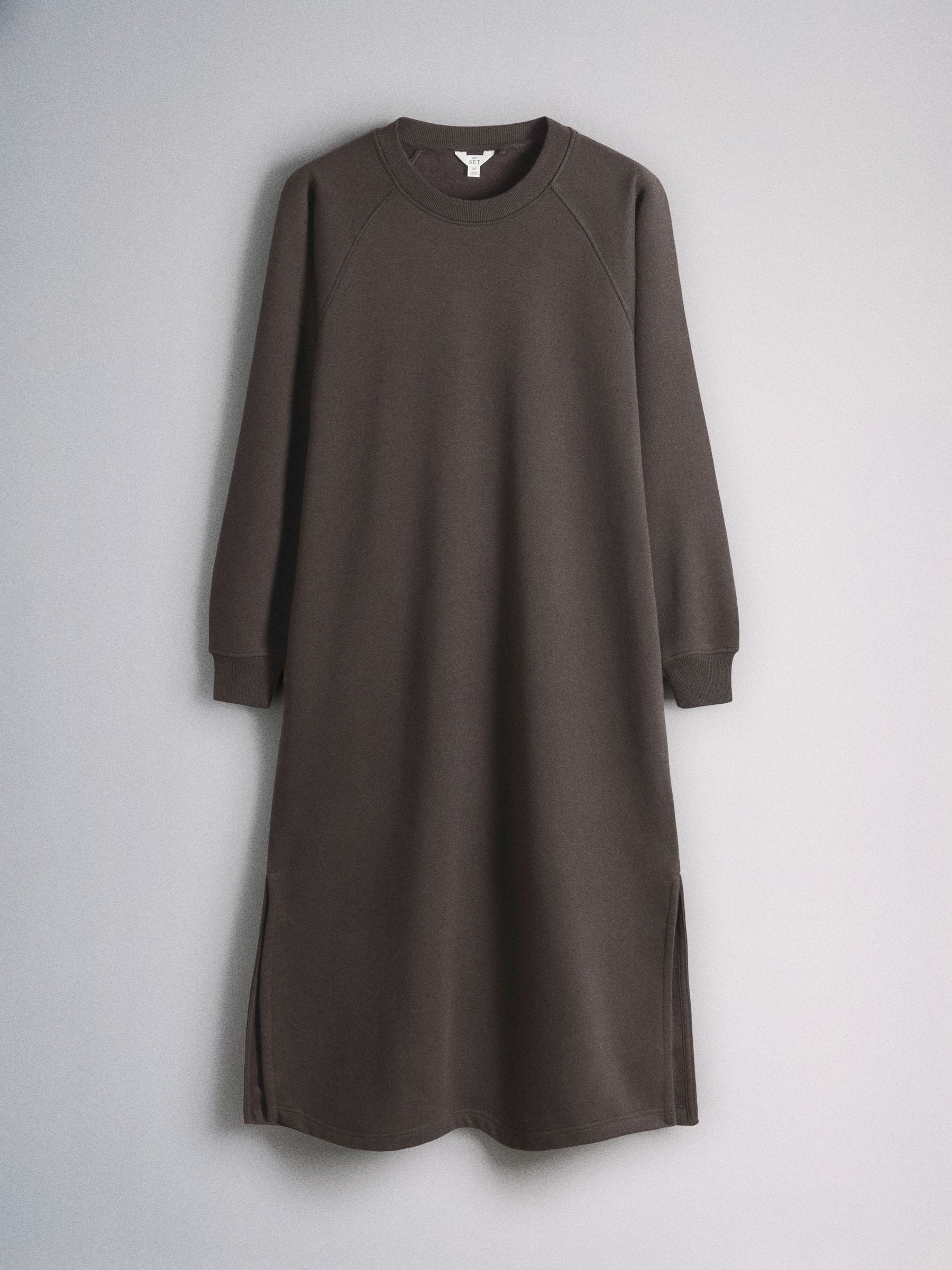 The Set 2 Pack Maxi Sweat Dresses - Neutral Taupe/Brown - Regular - SIP Still Life