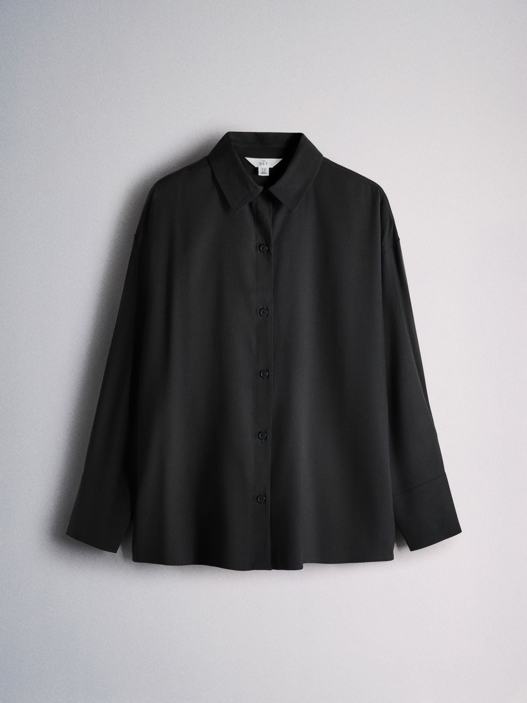 The Set Shirt And Trousers Co-Ord Set - Black - Regular - SIP Still Life