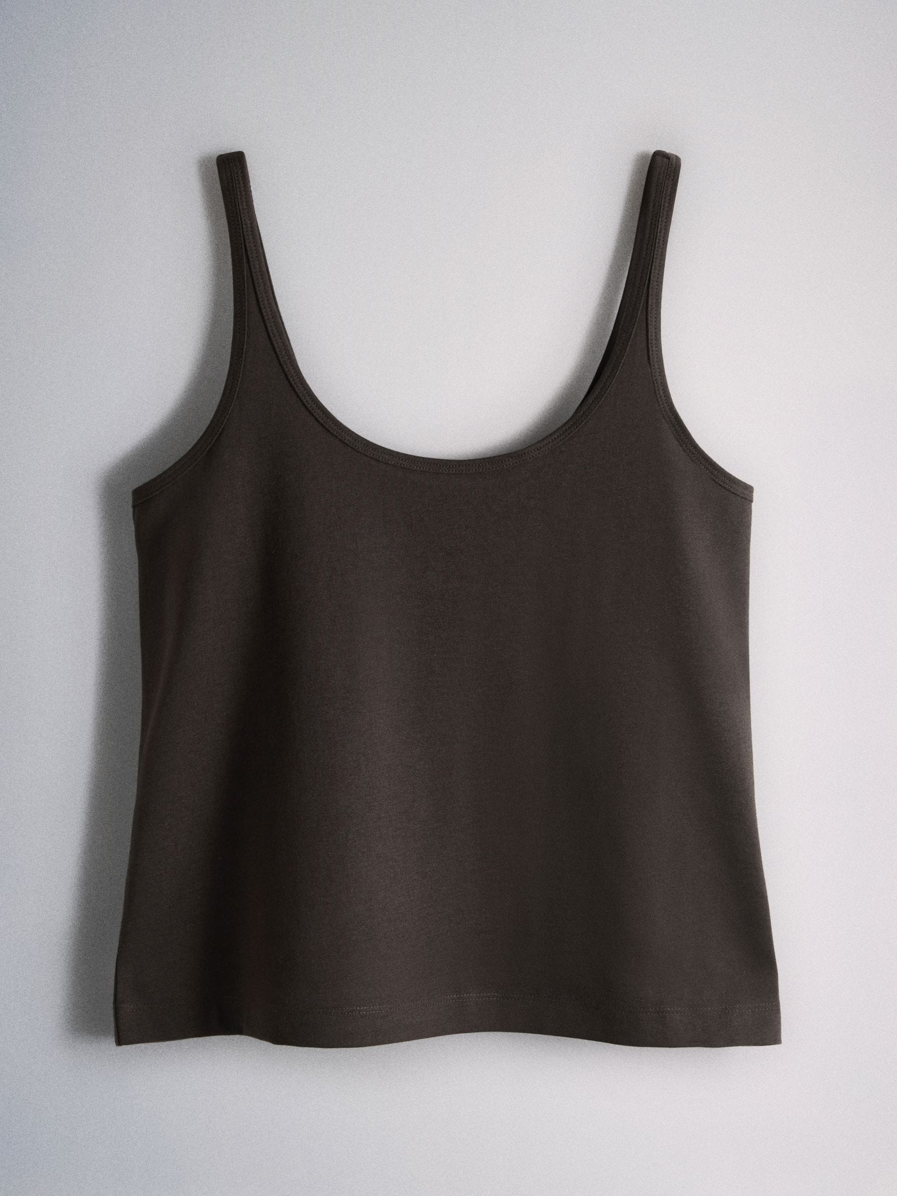 The Set 3 Pack Essentials Vest and Trouser Pyjamas Set - Brown/Neutral - Regular - SIP Still Life