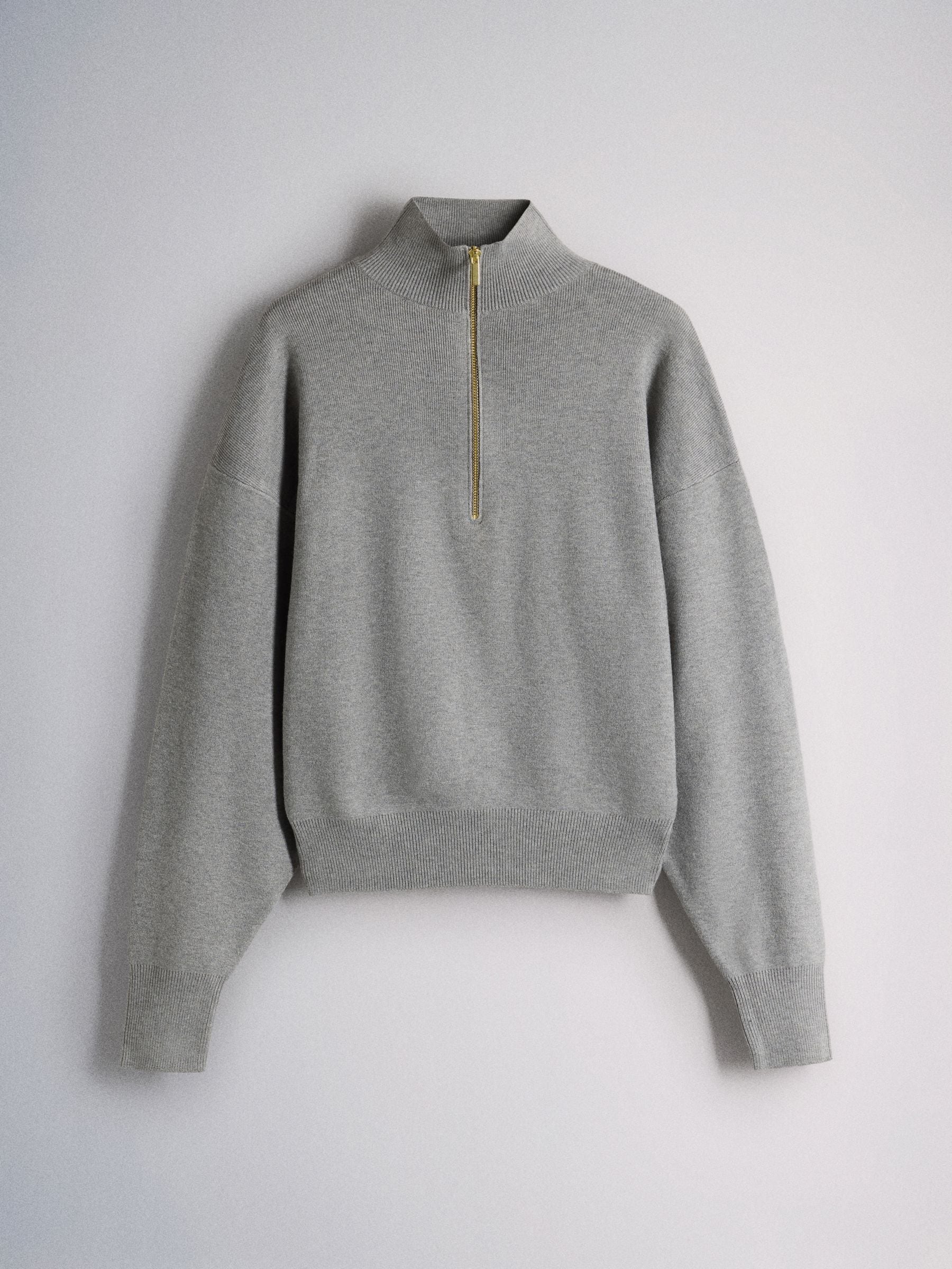 The Set Jumper and Joggers Co-Ord Set With Side Stripe Tipping - Grey Marl - Regular - SIP Still Life