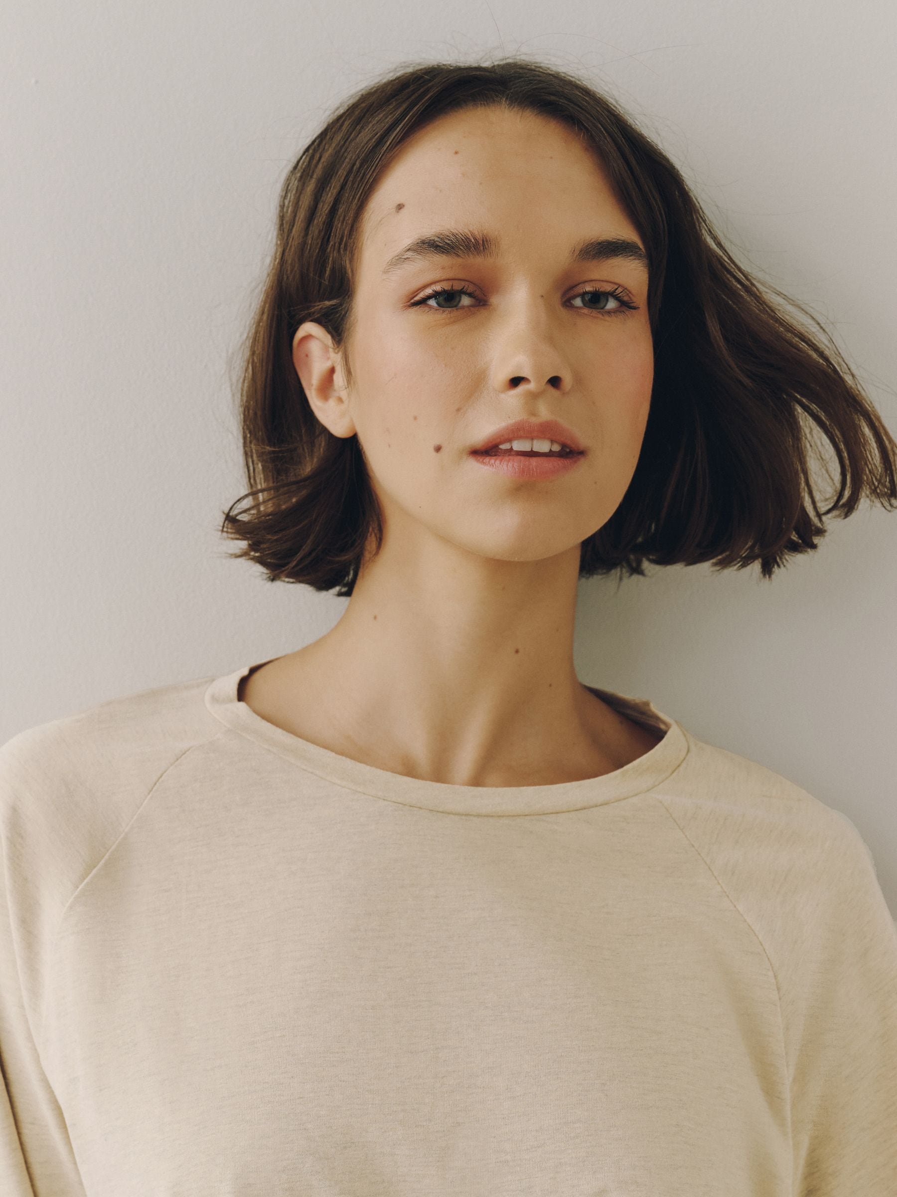 Long Sleeve Pyjamas - Neutral Stripe - Regular - SIP Worn