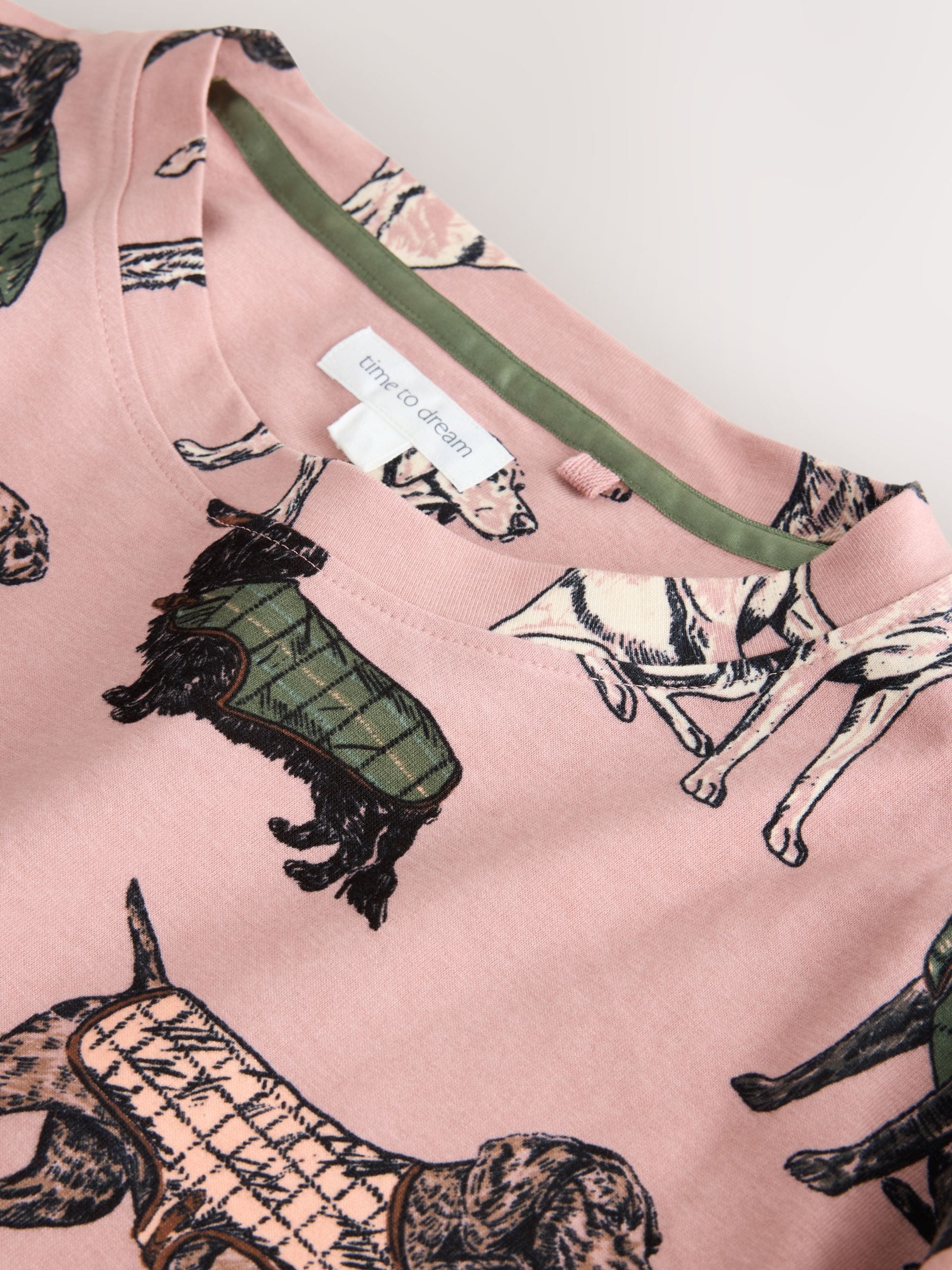 Long Sleeve Pyjamas - Pink Dogs - Regular - SIP Still Life