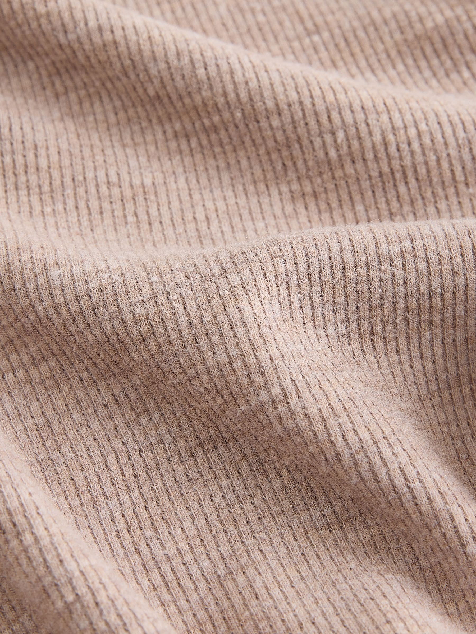 Cosy Waffle Long Sleeve Henley Pyjamas - Neutral - Regular - SIP Still Life