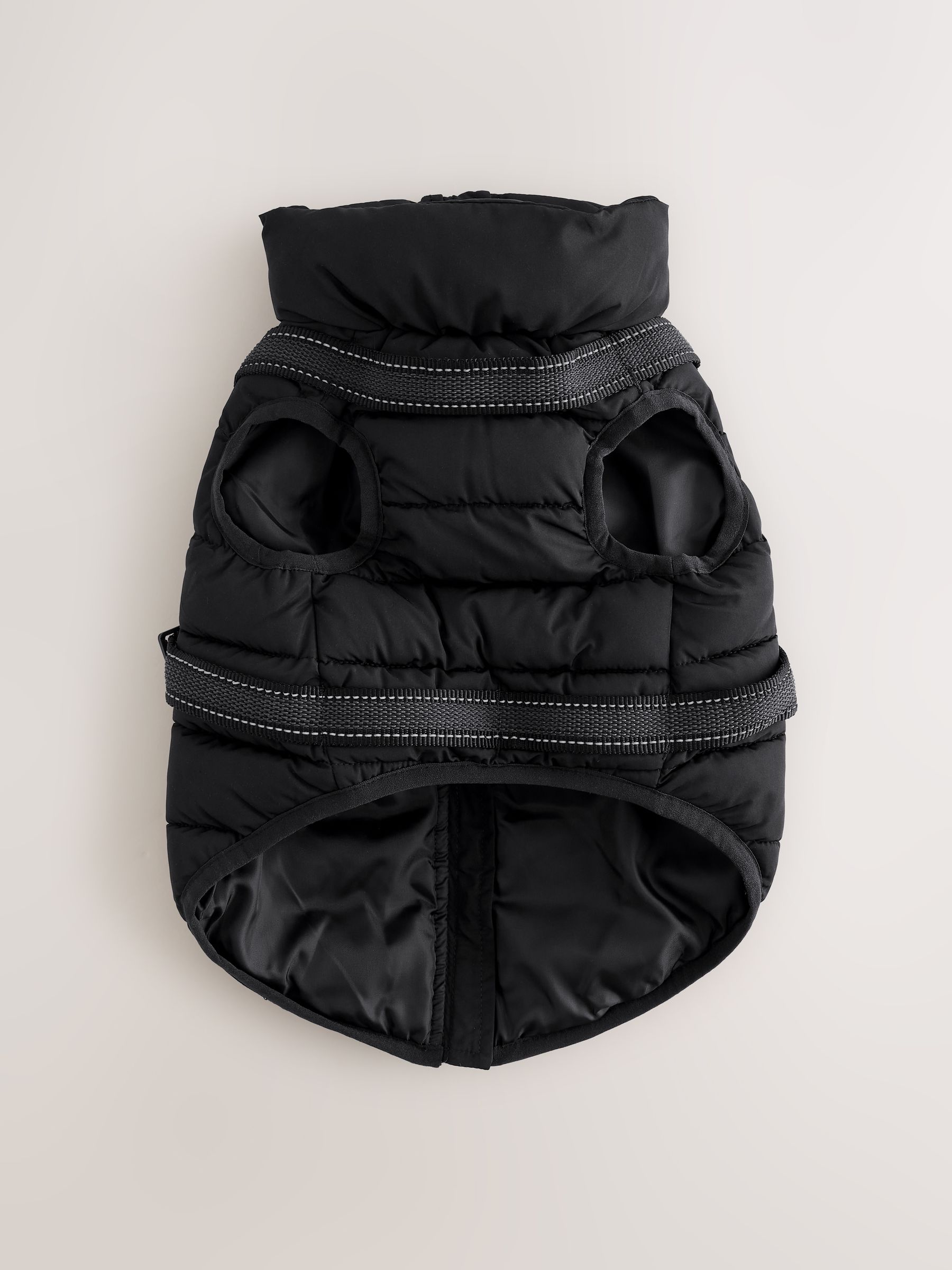 Padded Pet Harness Coat - Black - Regular - SIP Still Life