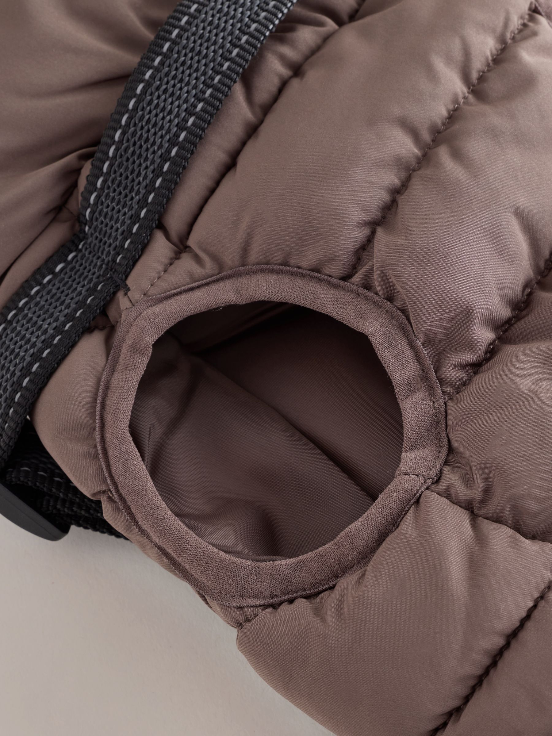 Padded Pet Harness Coat - Chocolate Brown - Regular - SIP Still Life