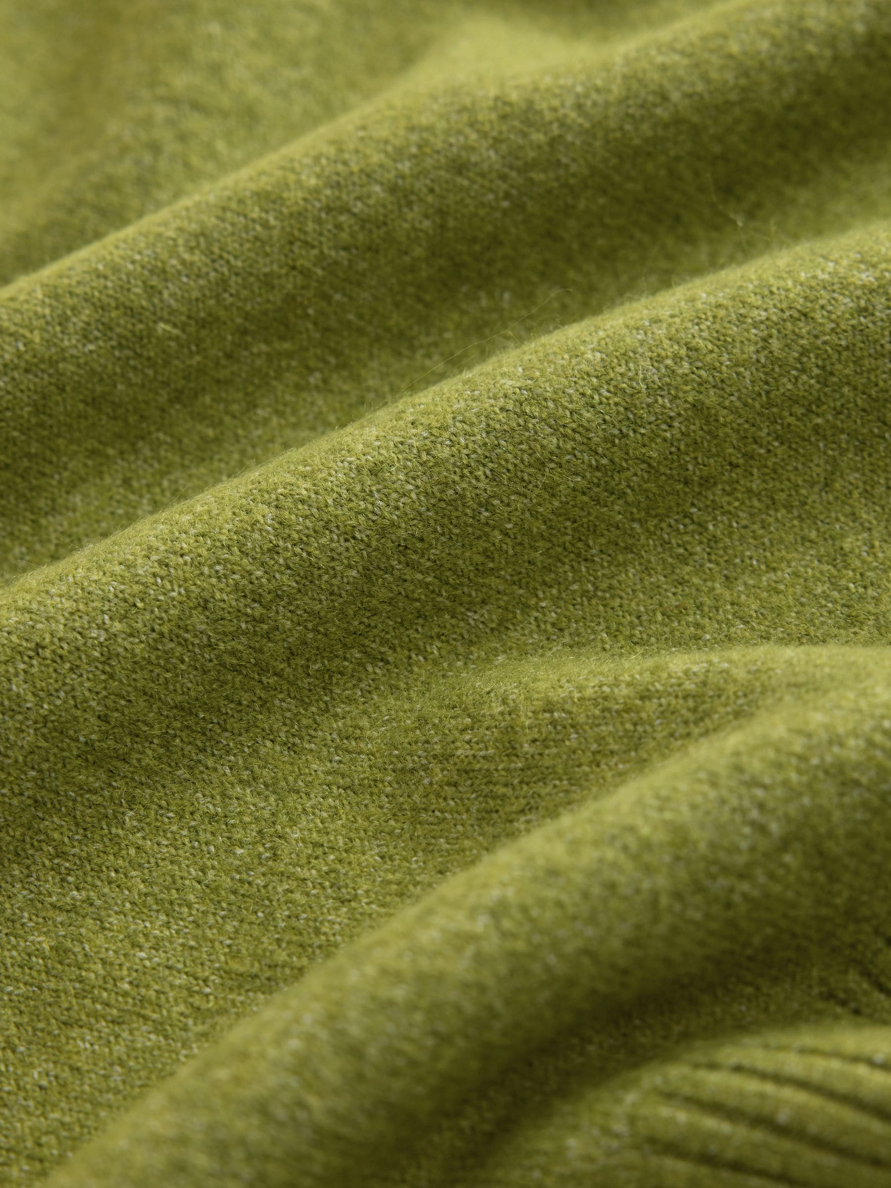 Supersoft V-Neck Long Sleeve Jumper - Green - Regular - SIP Still Life