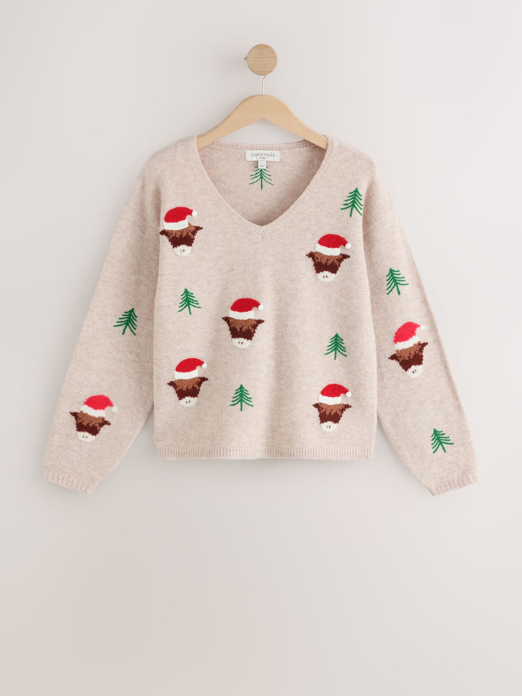 Family Matchback Christmas Jumper - Neutral Hamish - Regular - SIP Still Life
