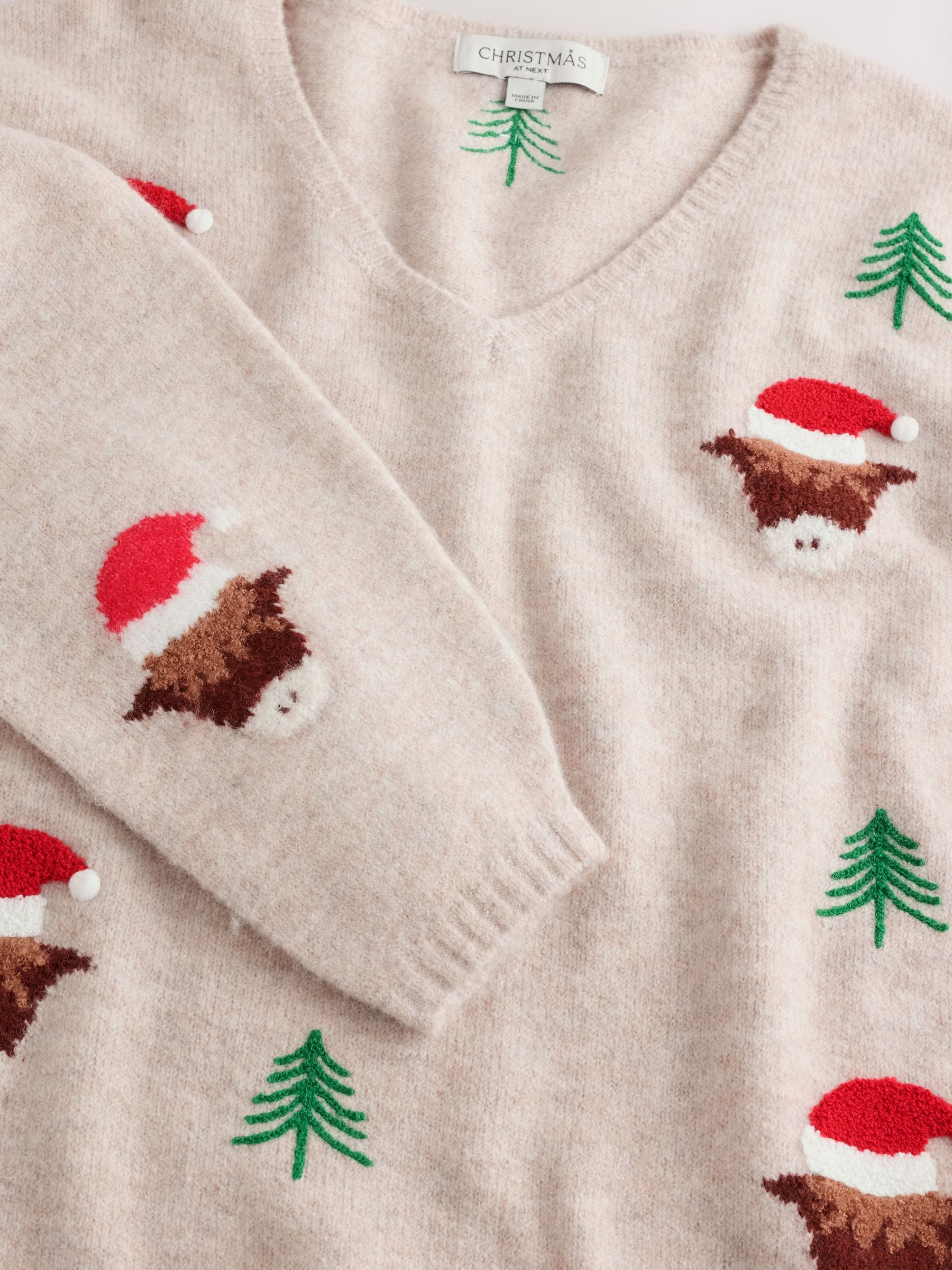 Family Matchback Christmas Jumper - Neutral Hamish - Regular - SIP Still Life
