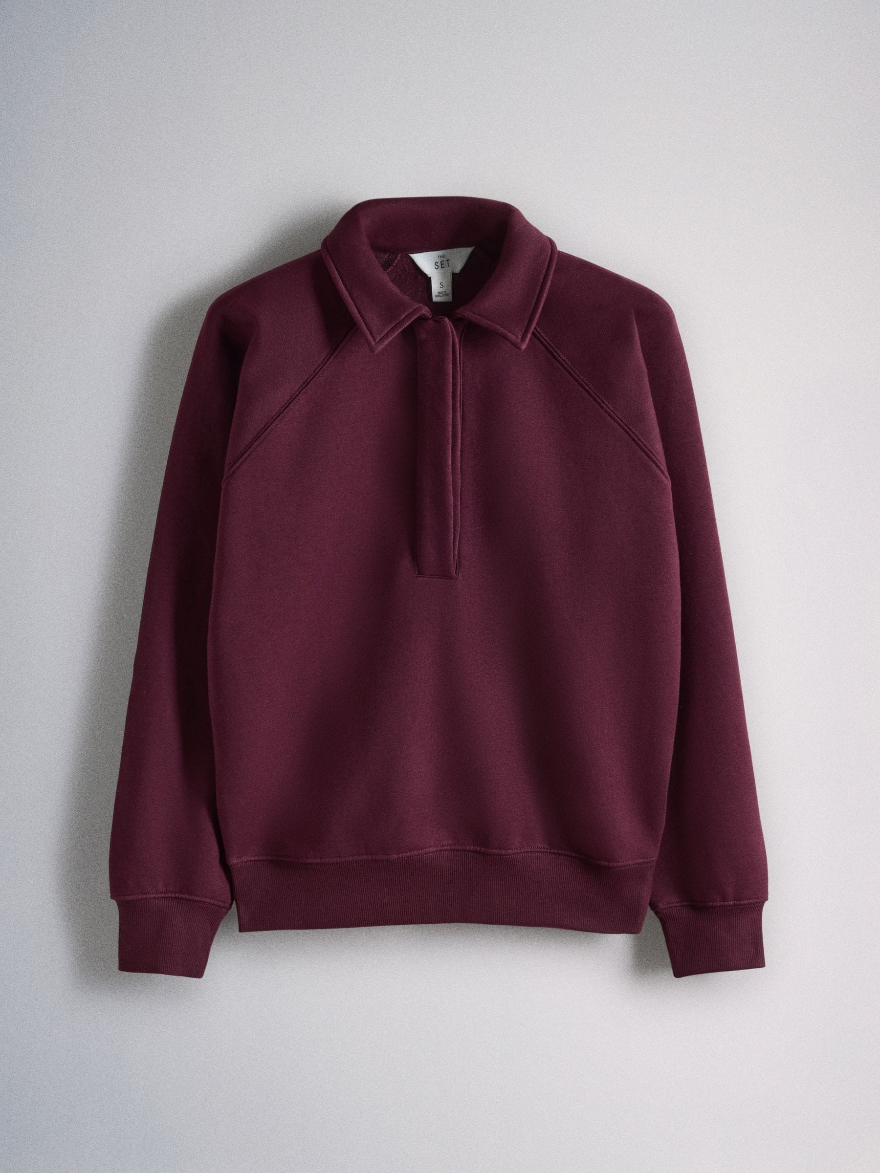 The Set 2 Pack Rugby Sweatshirts - Berry Pink/Grey Marl - Regular - SIP Still Life