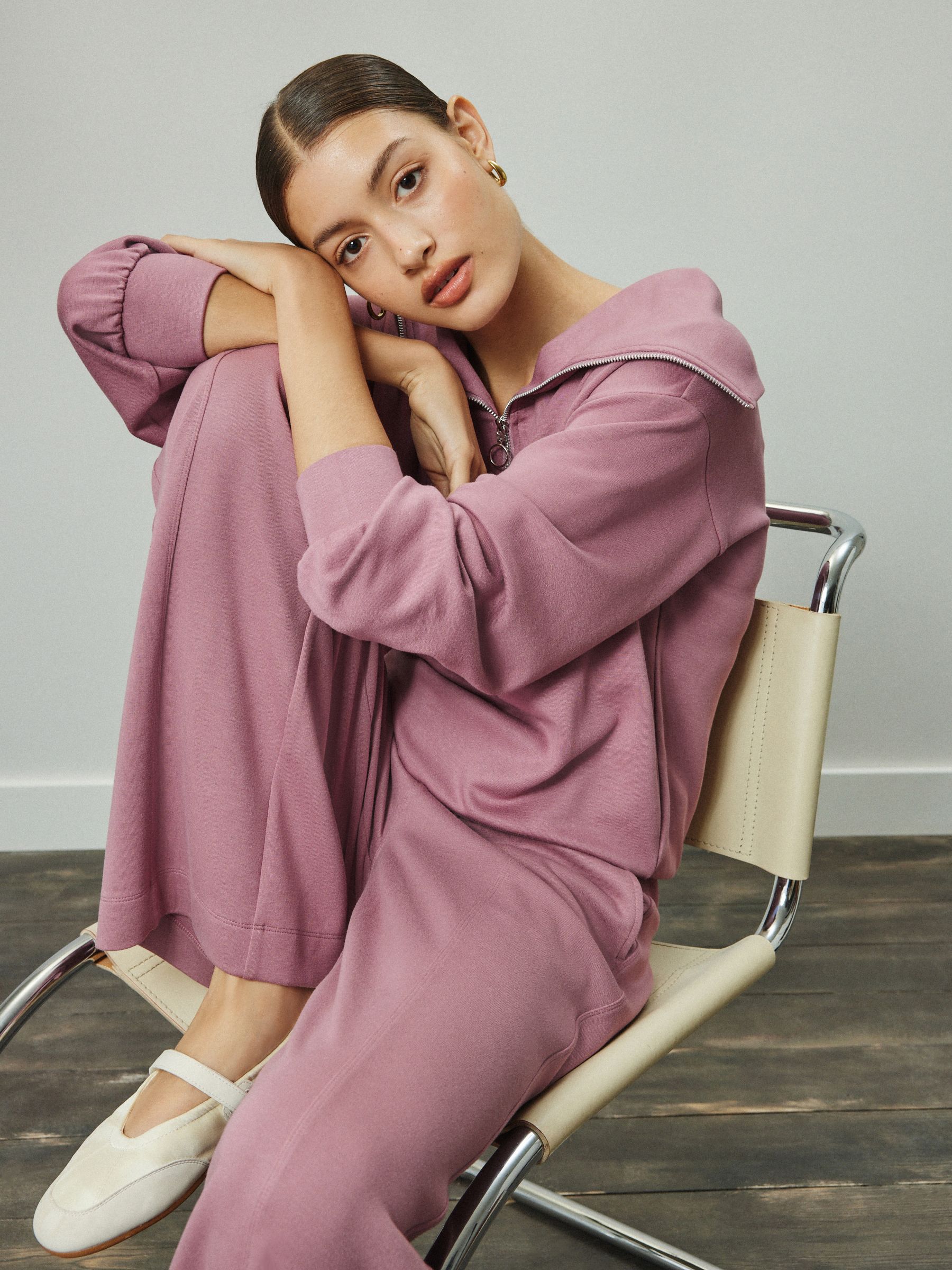 Wide Leg Joggers - Pink - Reg/Long - Location Worn