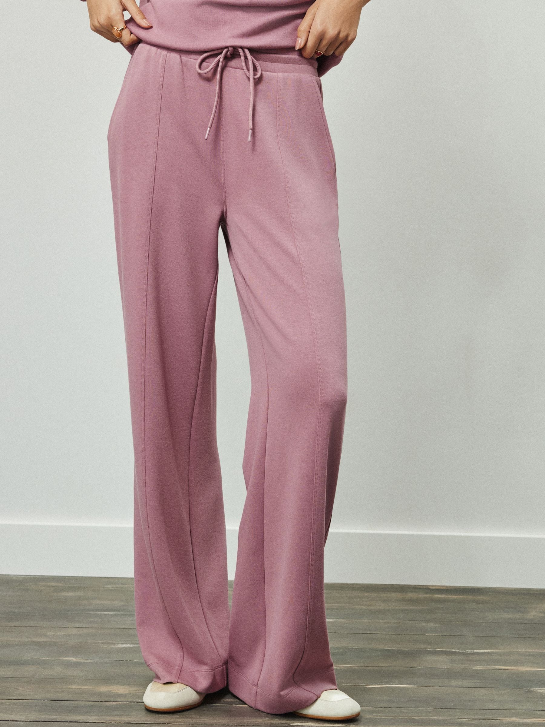 Wide Leg Joggers - Pink - Reg/Long - Location Worn