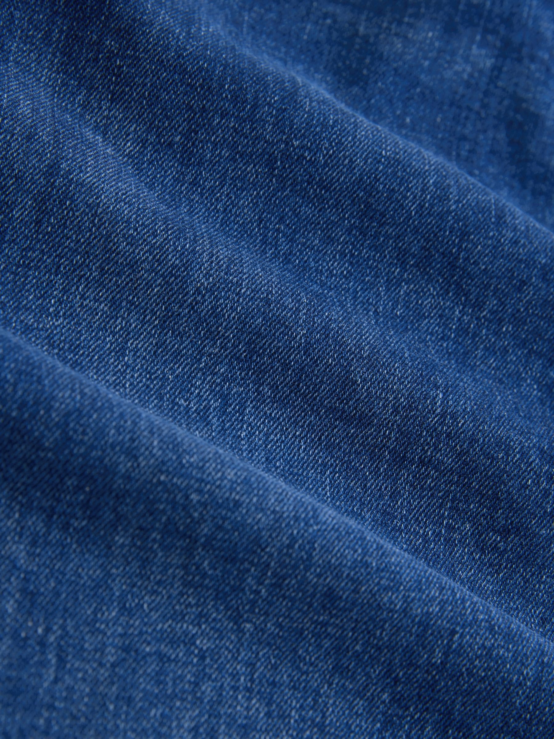 High Rise Stretch Wide Leg Jeans - Mid Blue - Regular - SIP Still Life
