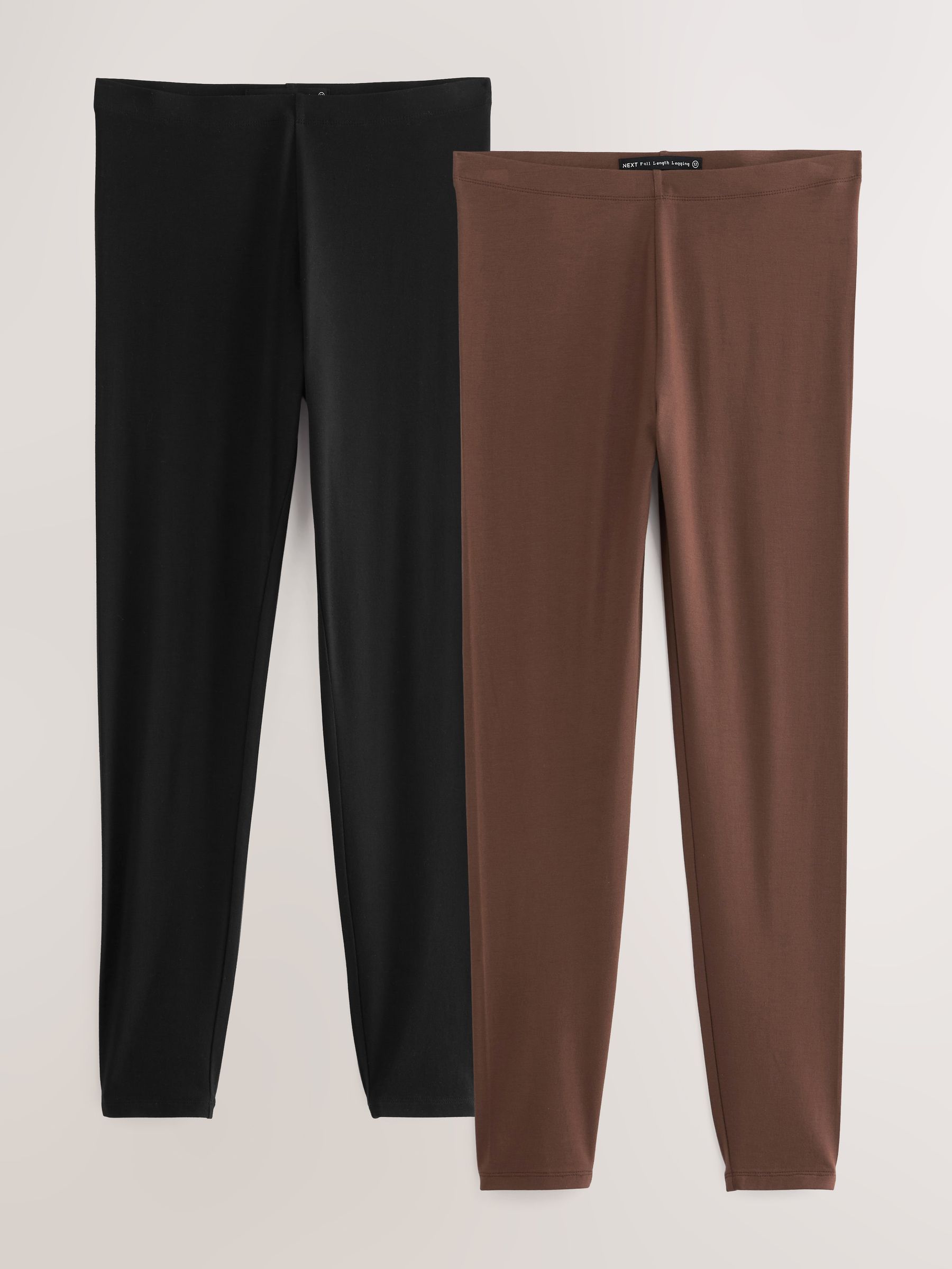Full Length Leggings 2 Pack - Black/Brown - Regular - SIP Still Life