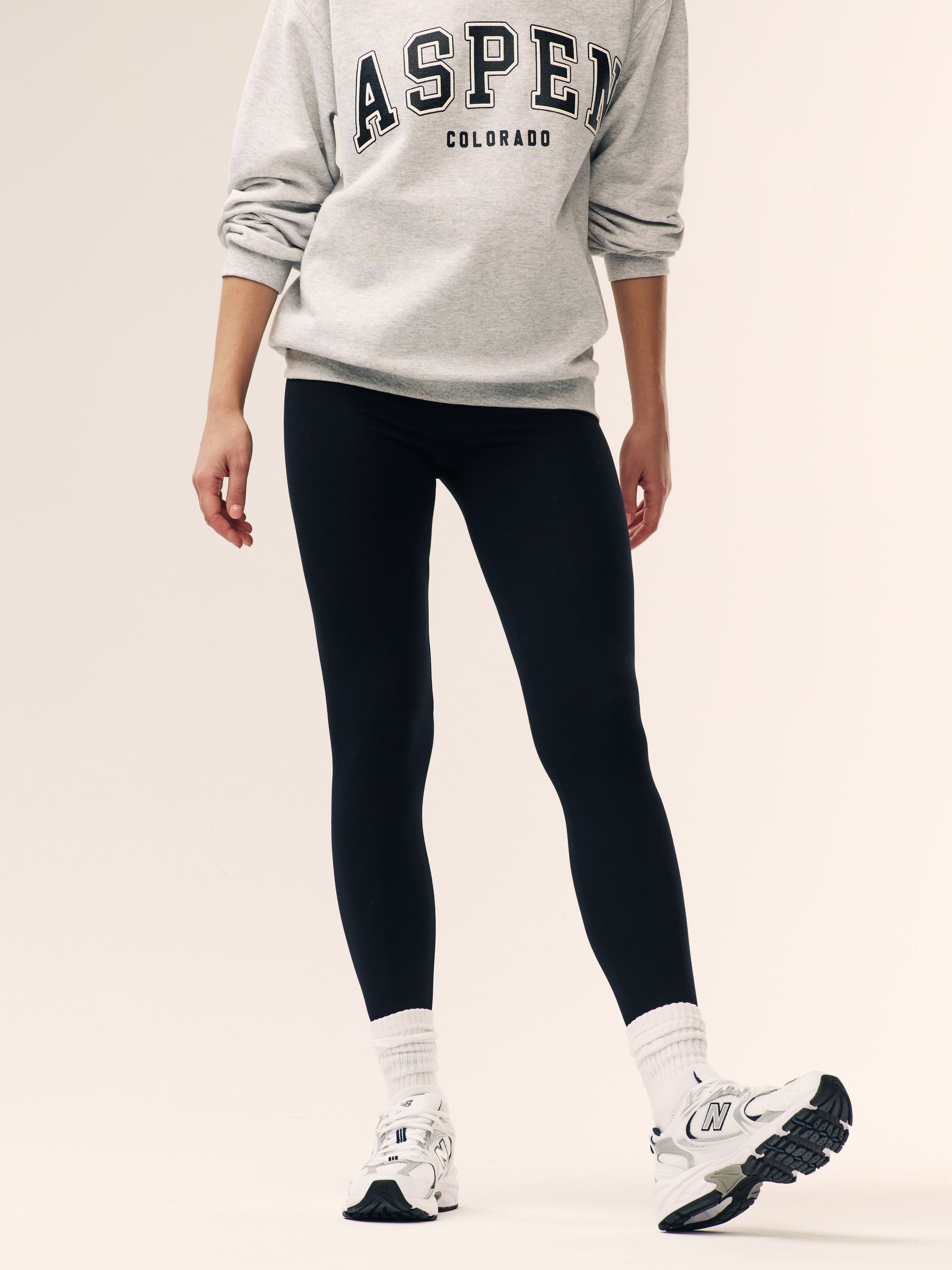 Full Length Leggings 2 Pack - Black/Brown - Regular - SIP Worn