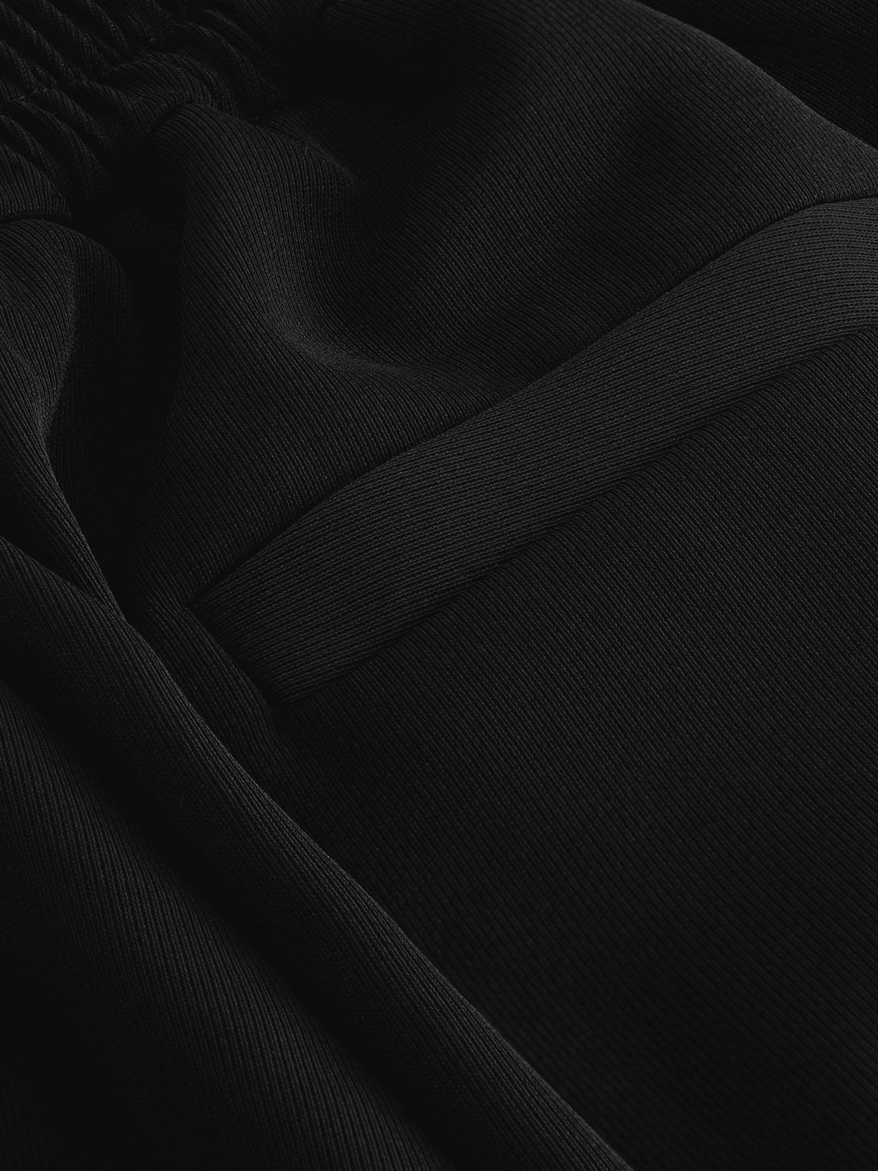 Elastic Back Wide Leg Trousers - Black - Regular - SIP Still Life