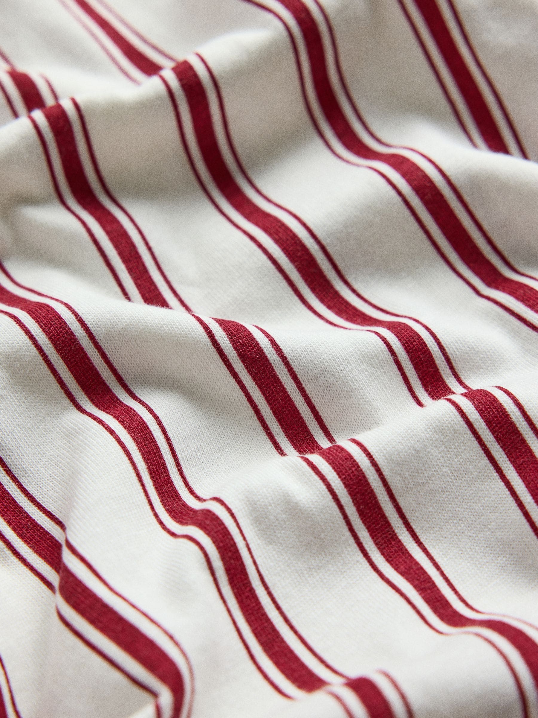 The Set 3 Pack Long Sleeve 100% Cotton Pyjamas - Brown Stripe/Neutral/Cream Red Stripe - Regular - SIP Still Life