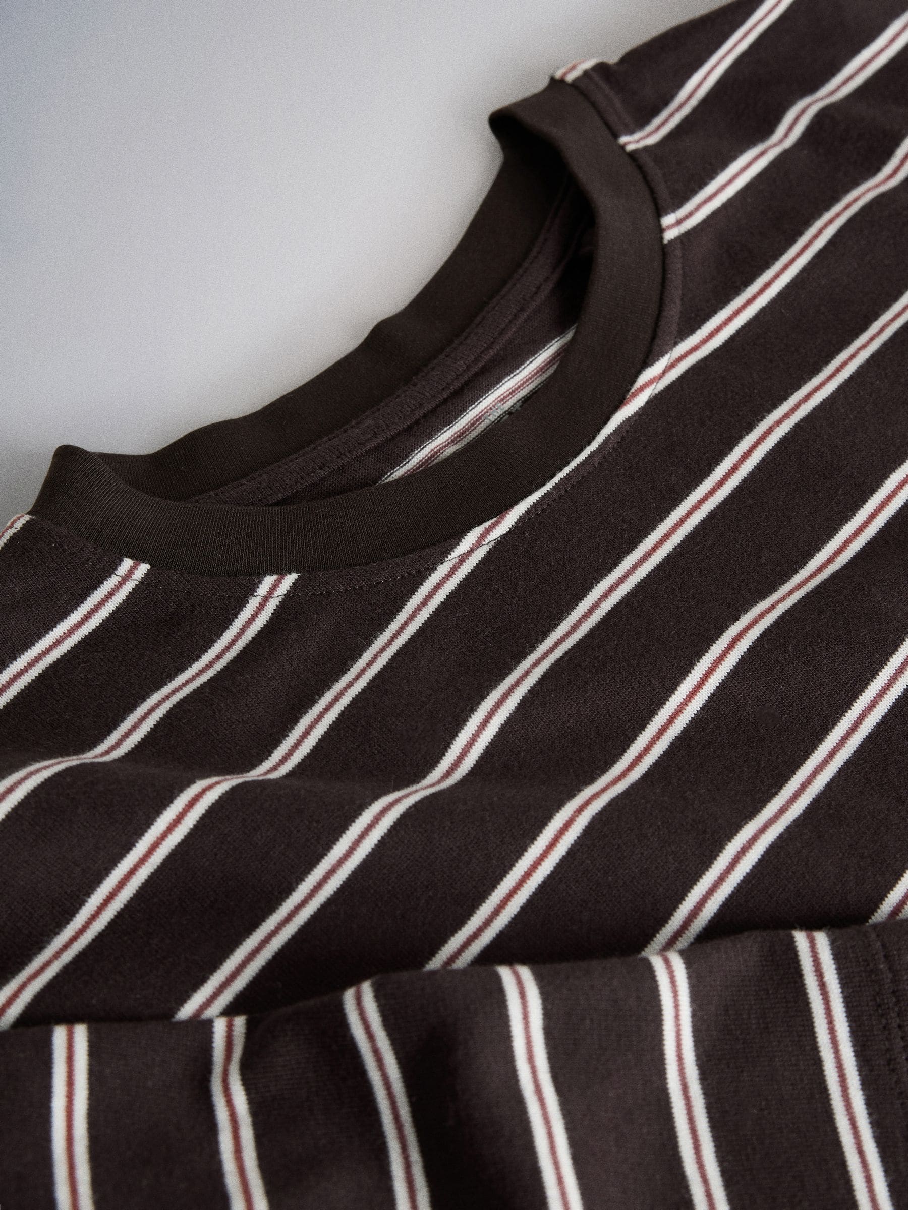 The Set 5 Pack Heavyweight Relaxed Short Sleeve T-Shirts - Khaki/Green/Brown/Neutral - Regular - SIP Still Life