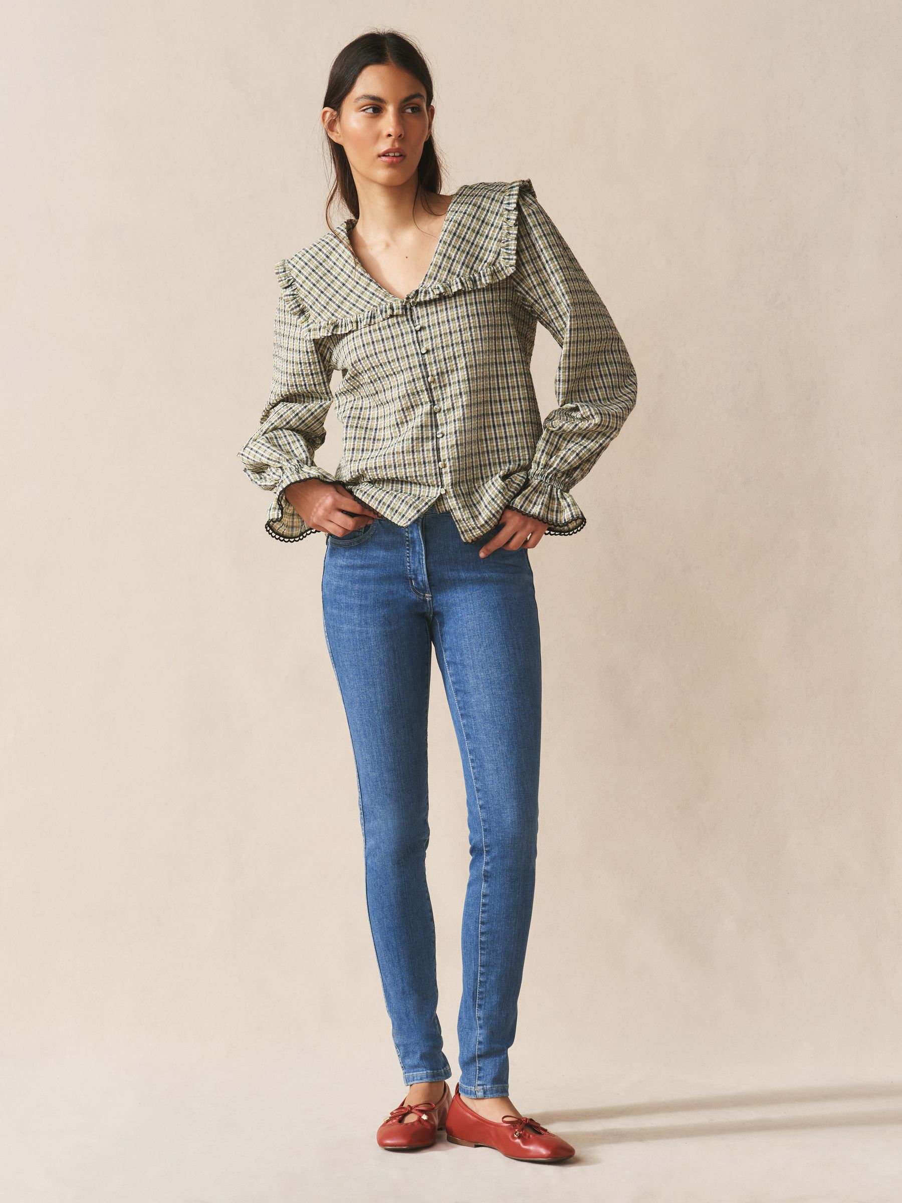 Lift Slim and Shape Skinny Jeans - Blue - Regular - SIP Worn
