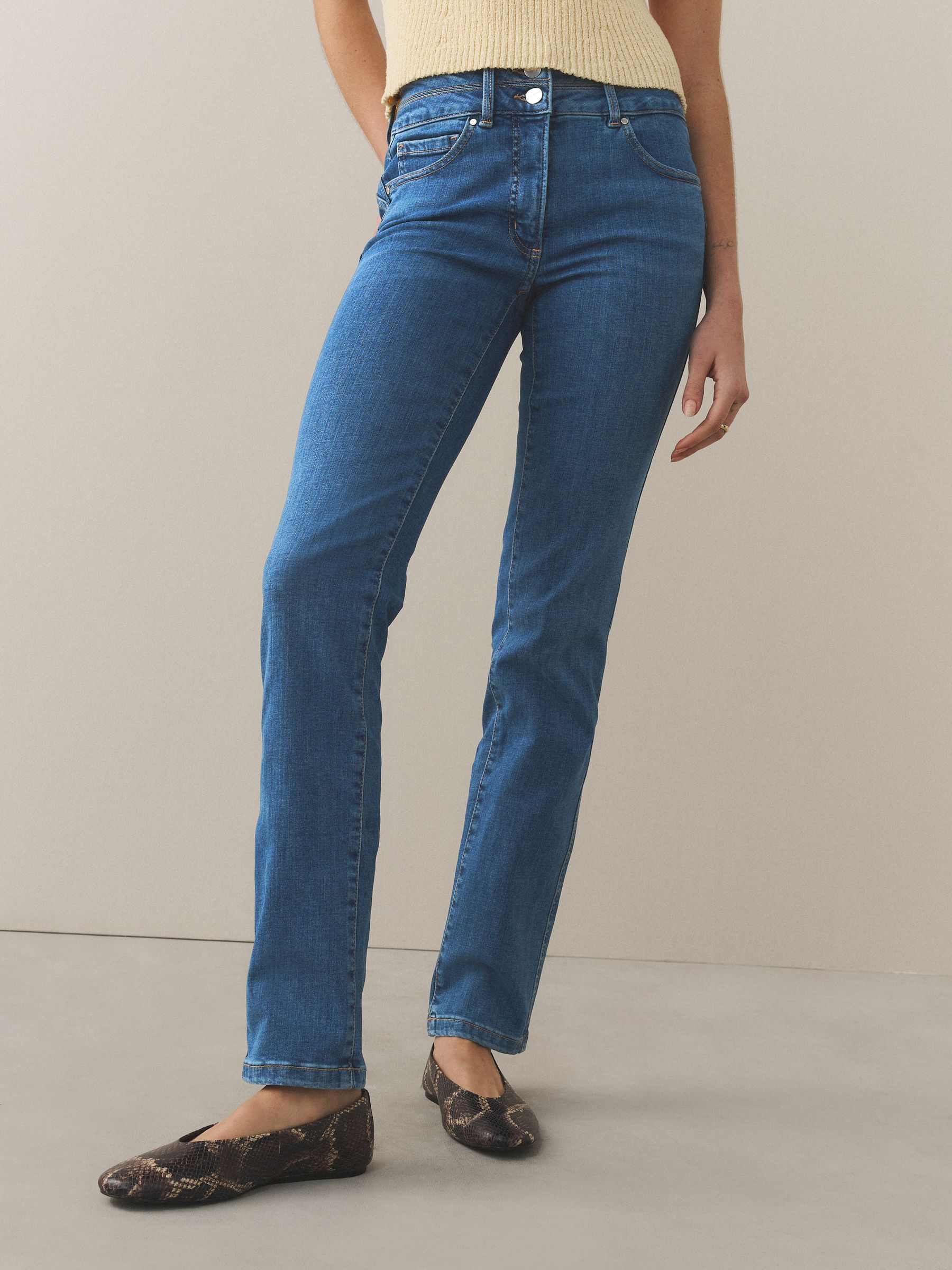 Lift Slim and Shape Jeans - Blue - Regular - SIP Worn