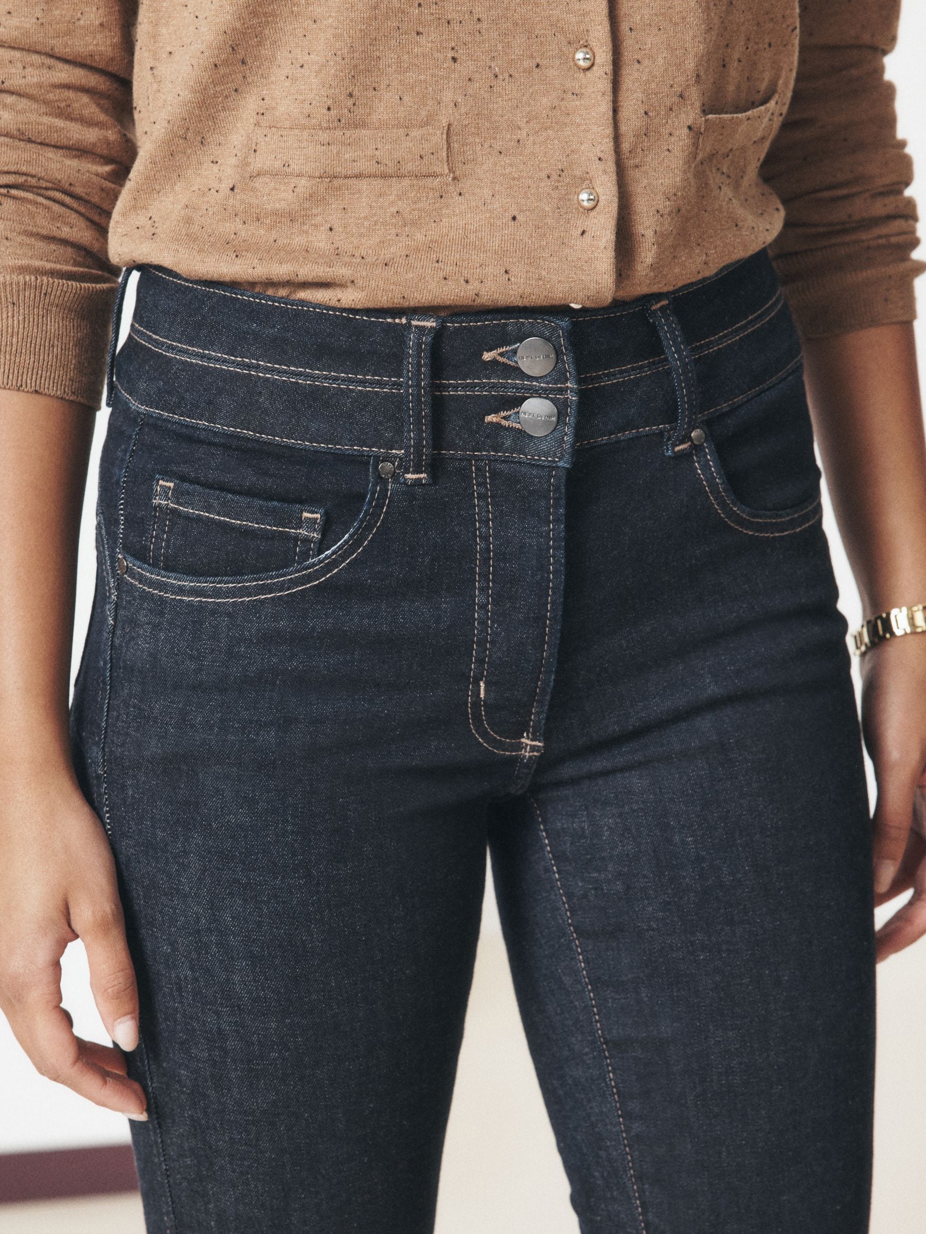 Lift Slim and Shape Bootcut Jeans - Indigo Rinse Blue - Regular - SIP Worn