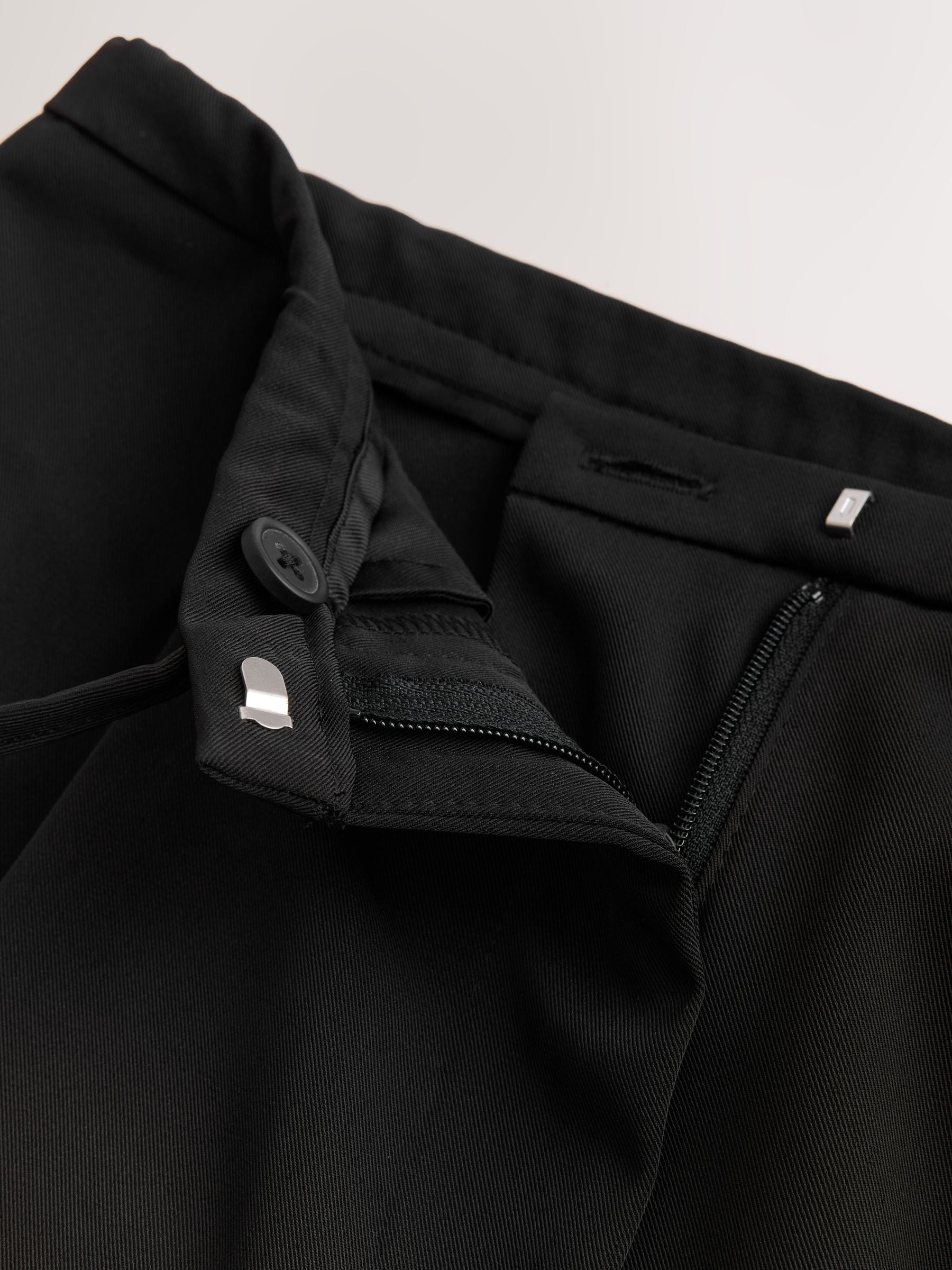 Tie Waist Wide Leg Trousers - Black - Regular - SIP Still Life