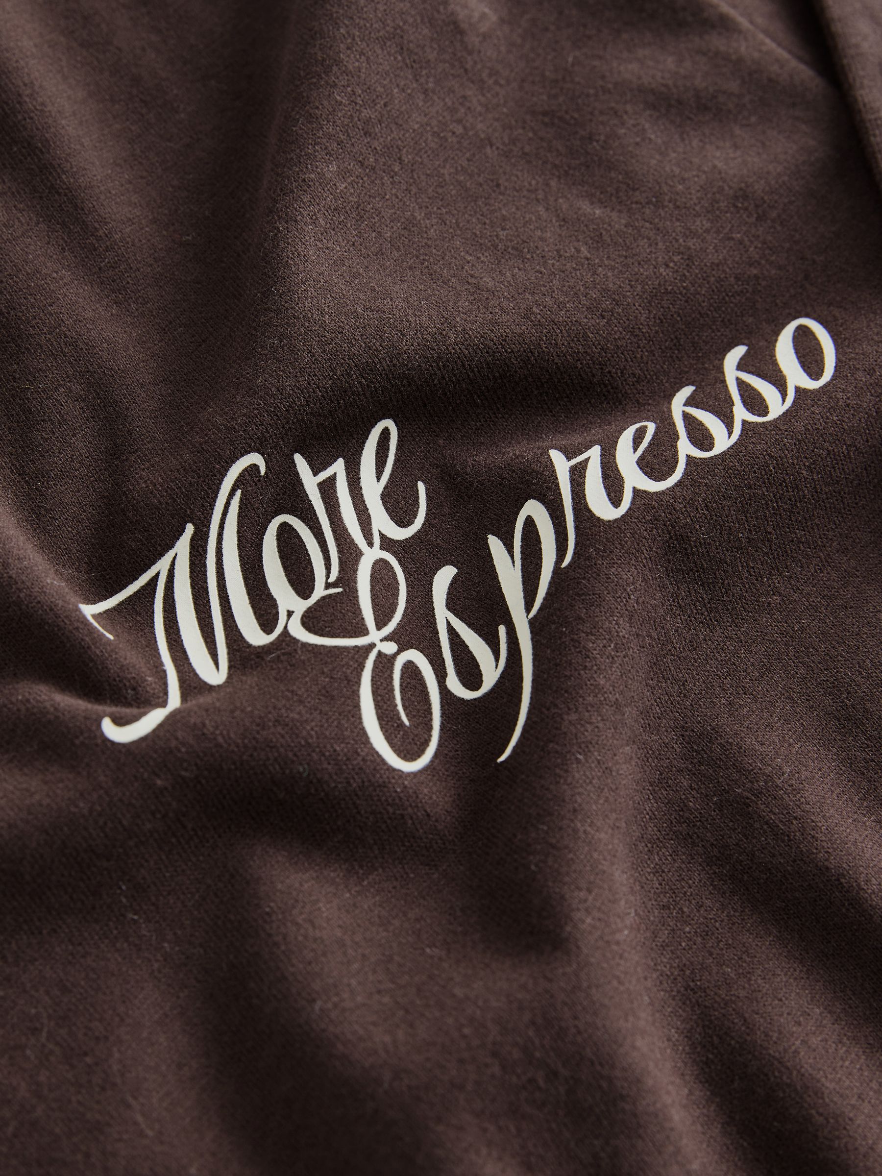 Graphic Short Sleeve Pyjamas - Chocolate Brown Espresso - Regular - SIP Still Life