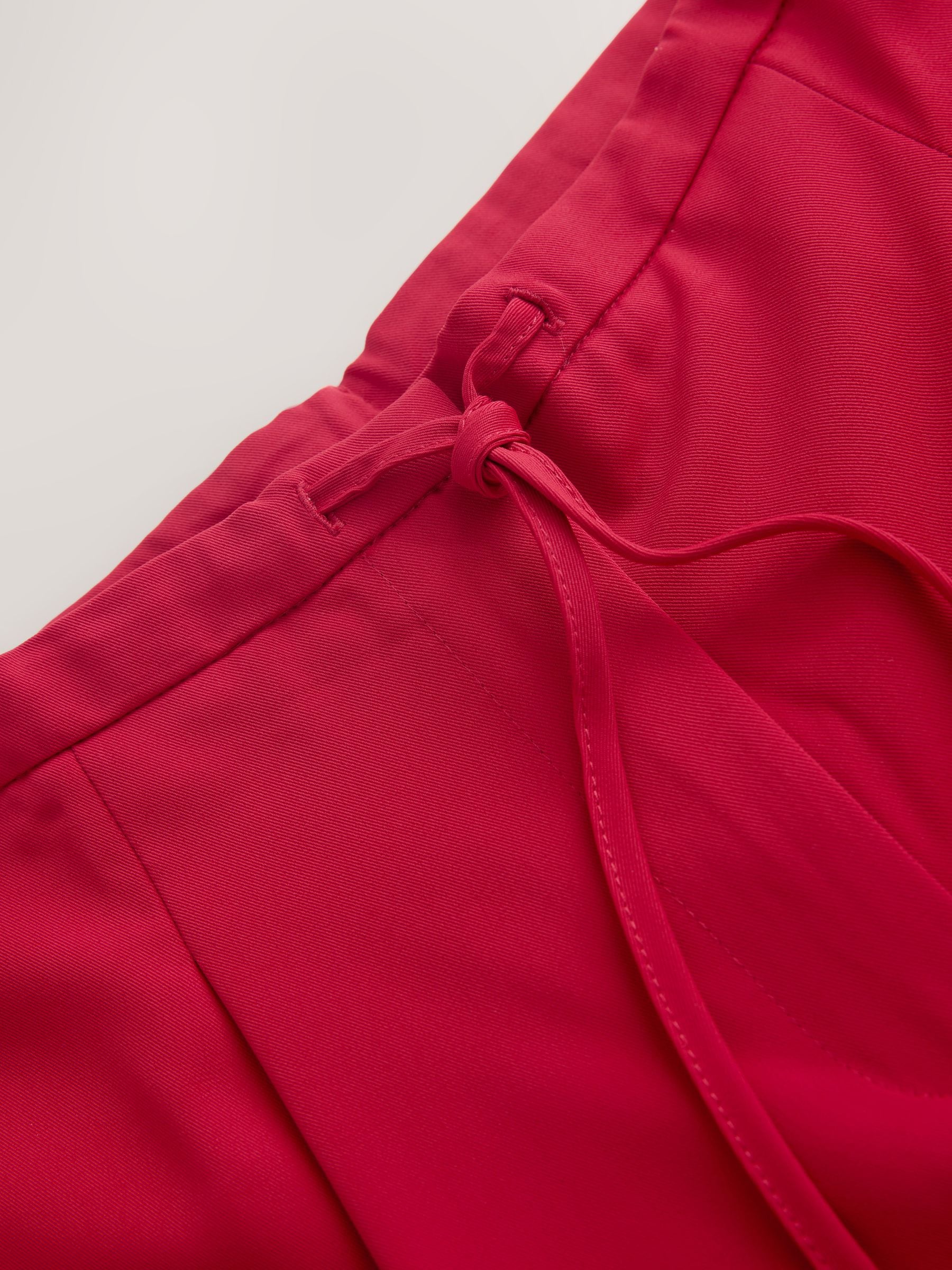 Tie Waist Wide Leg Trousers - Red - Regular - SIP Still Life