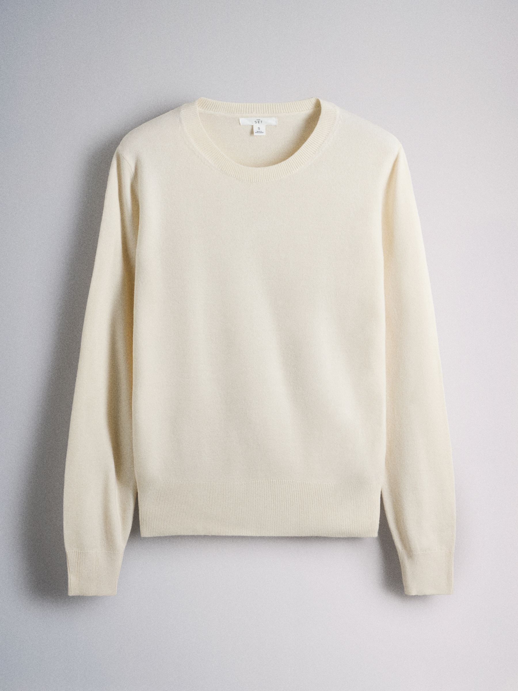 The Set 3 Pack Soft Knit Crew Neck Long Sleeve Jumpers - Cream/Light Brown/Chocolate Brown - Regular - SIP Still Life