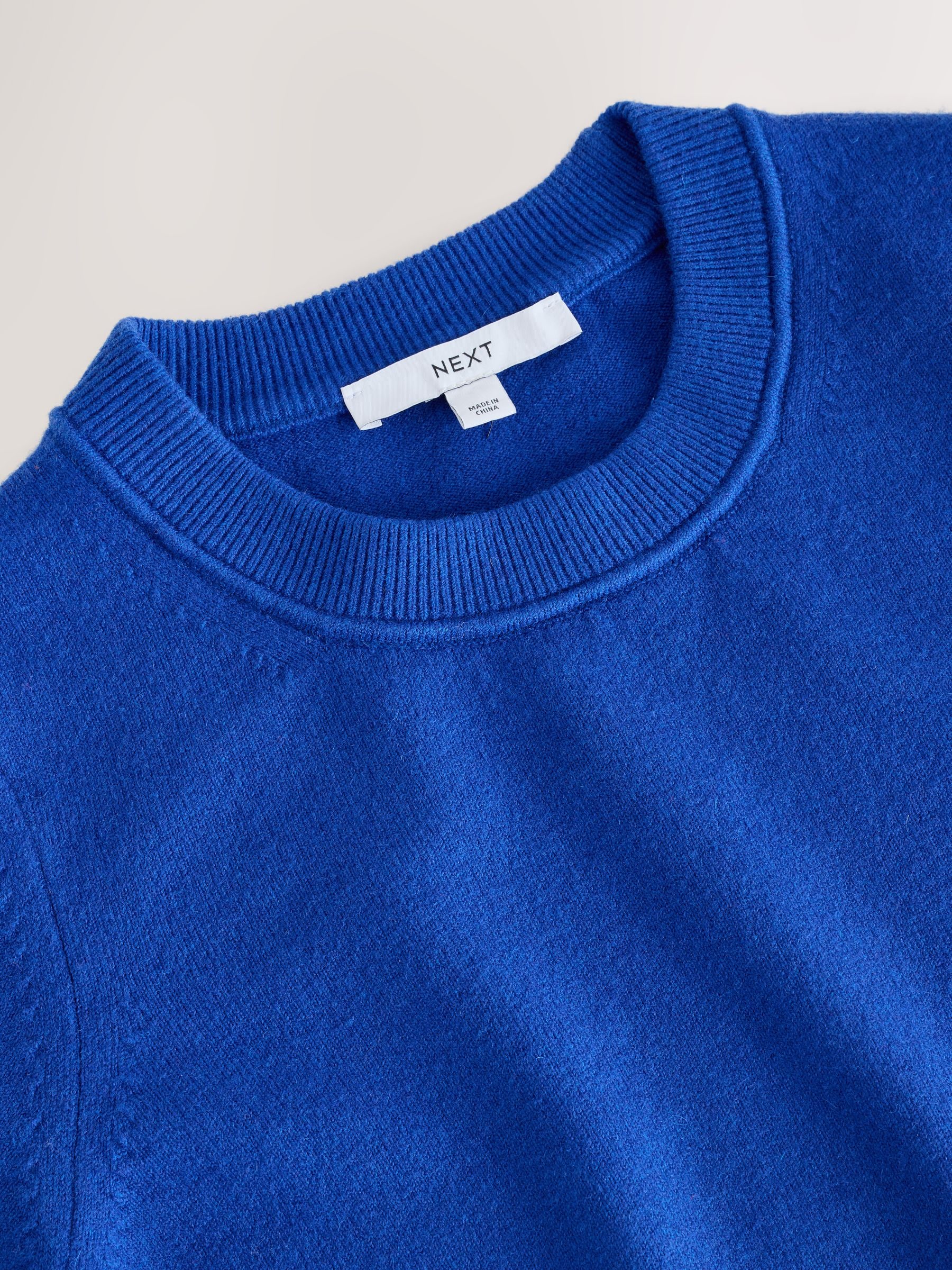 Supersoft Short Sleeve Knitted T-Shirt - Cobalt Blue - Regular - SIP Still Life