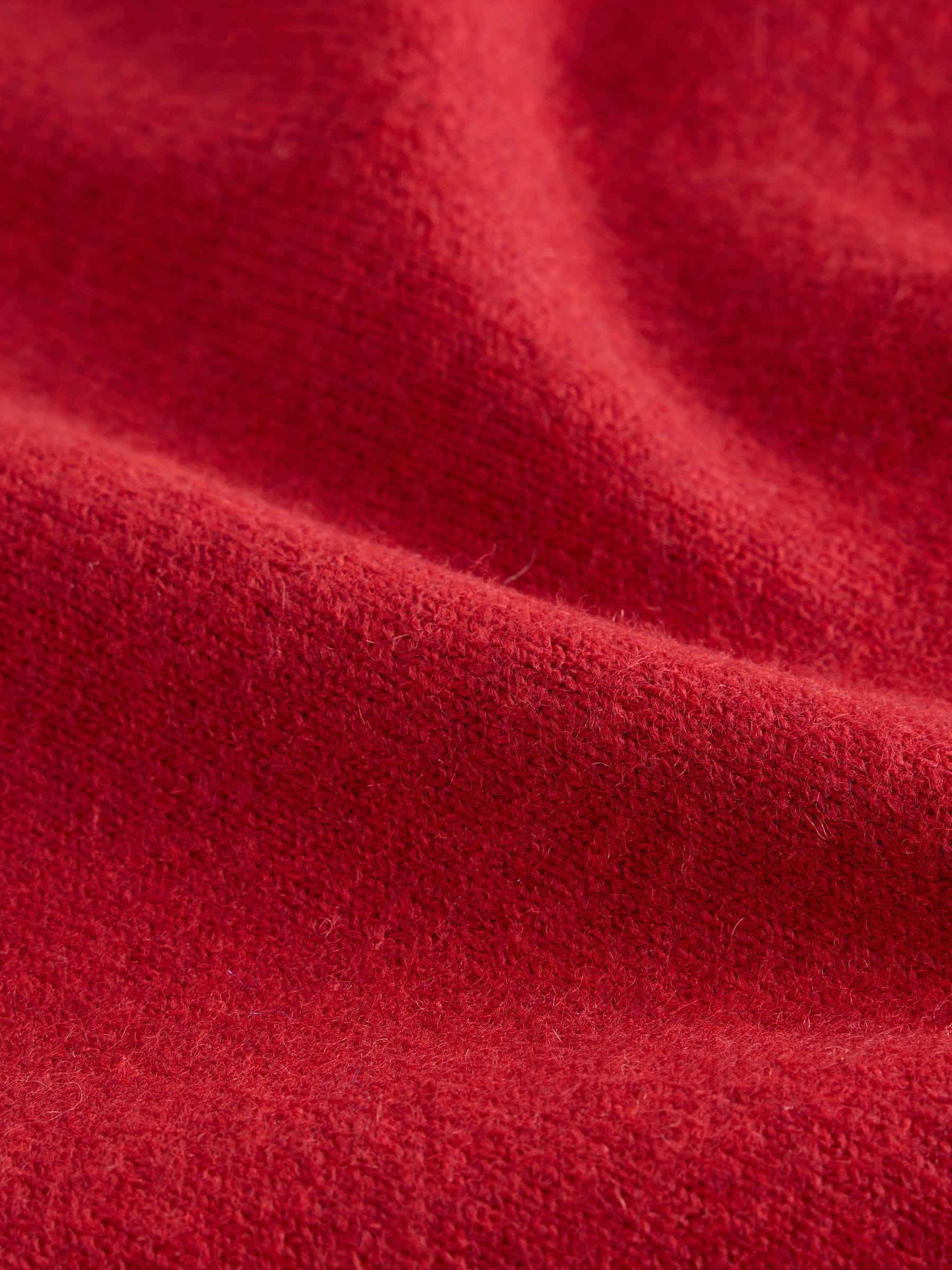 Supersoft Short Sleeve Knitted T-Shirt - Red - Regular - SIP Still Life