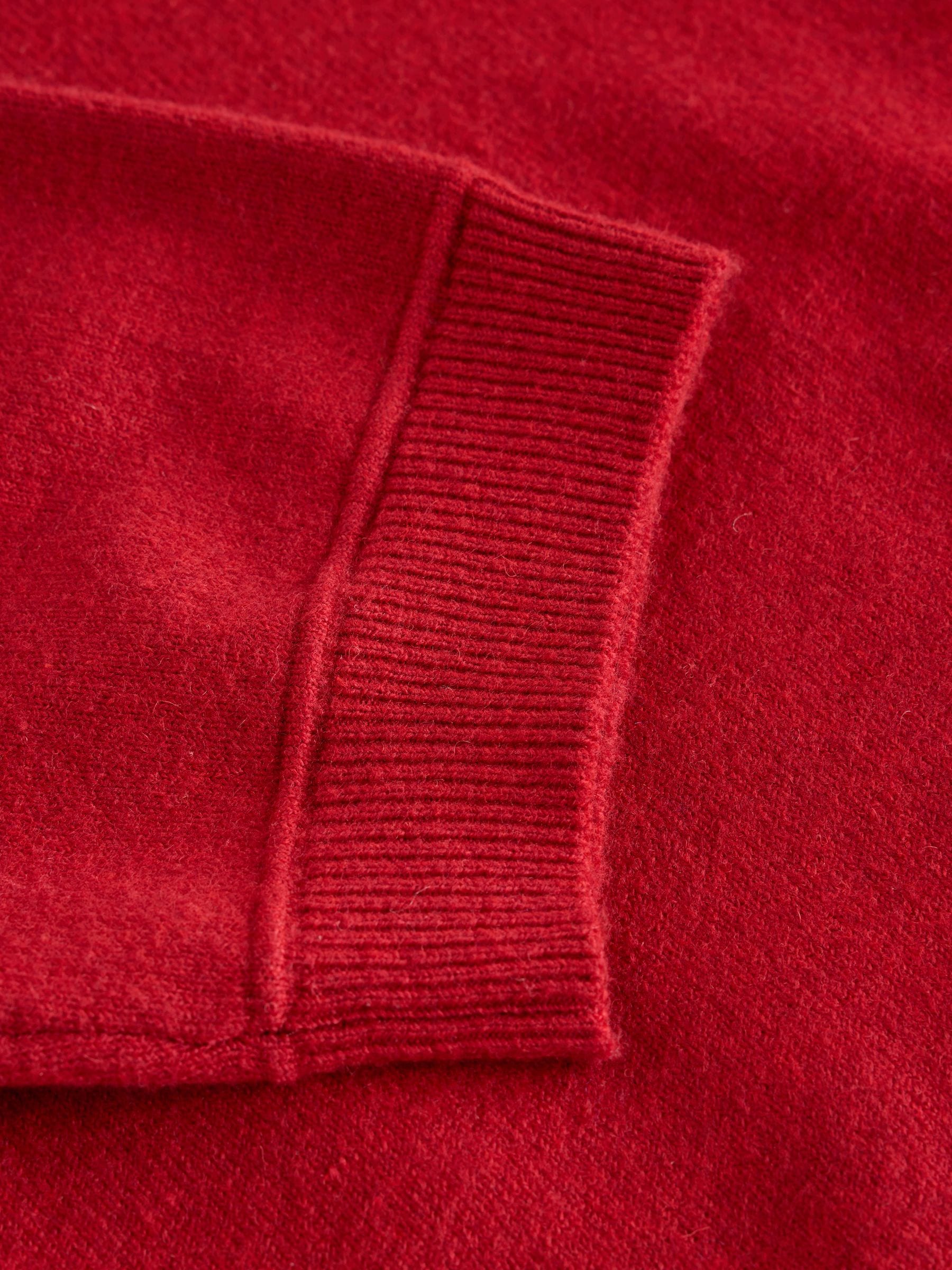 Supersoft Short Sleeve Knitted T-Shirt - Red - Regular - SIP Still Life