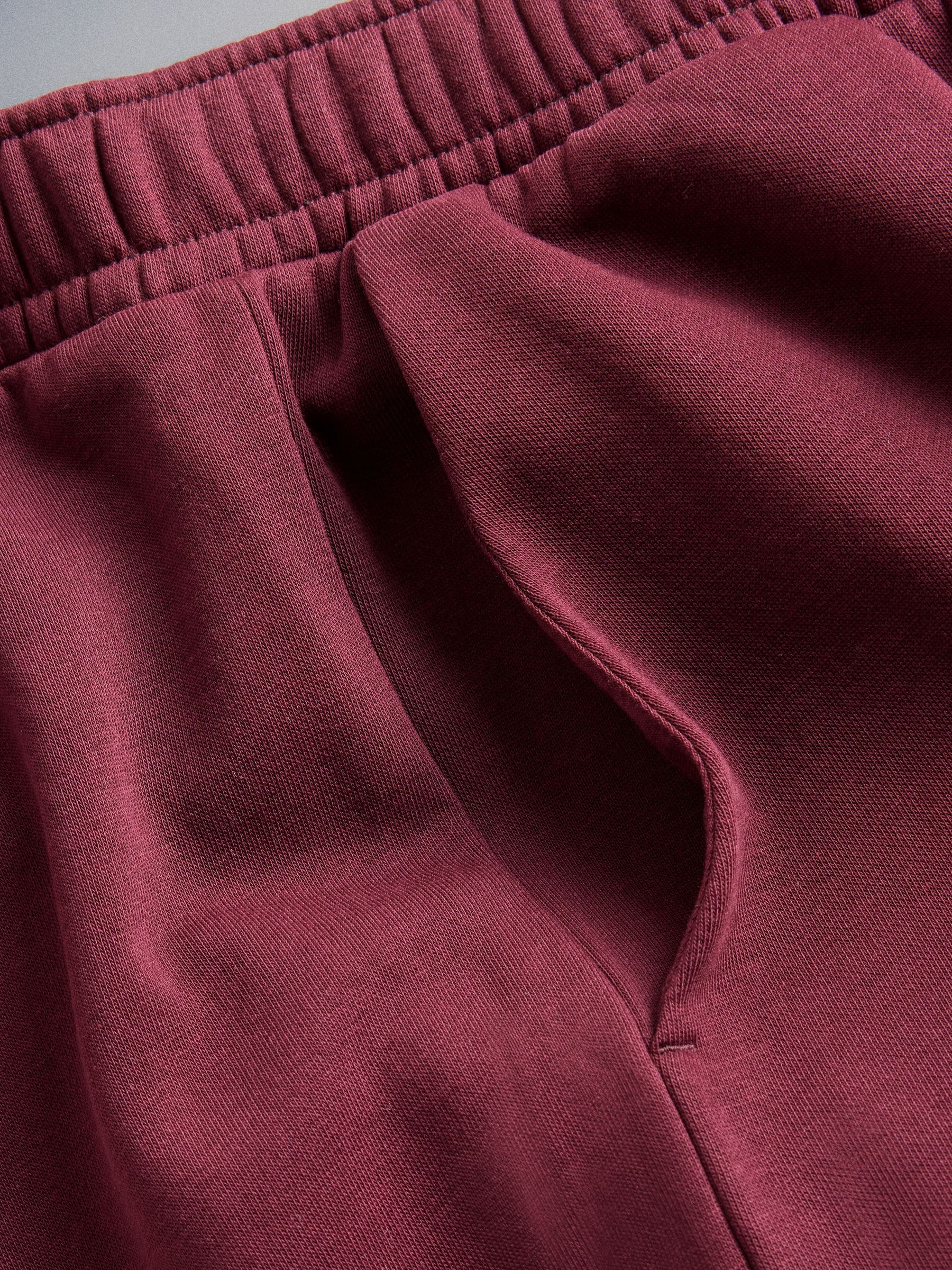 The Set 2 Pack Fold Over Waistband Joggers - Berry/Grey Marl - Regular - SIP Still Life