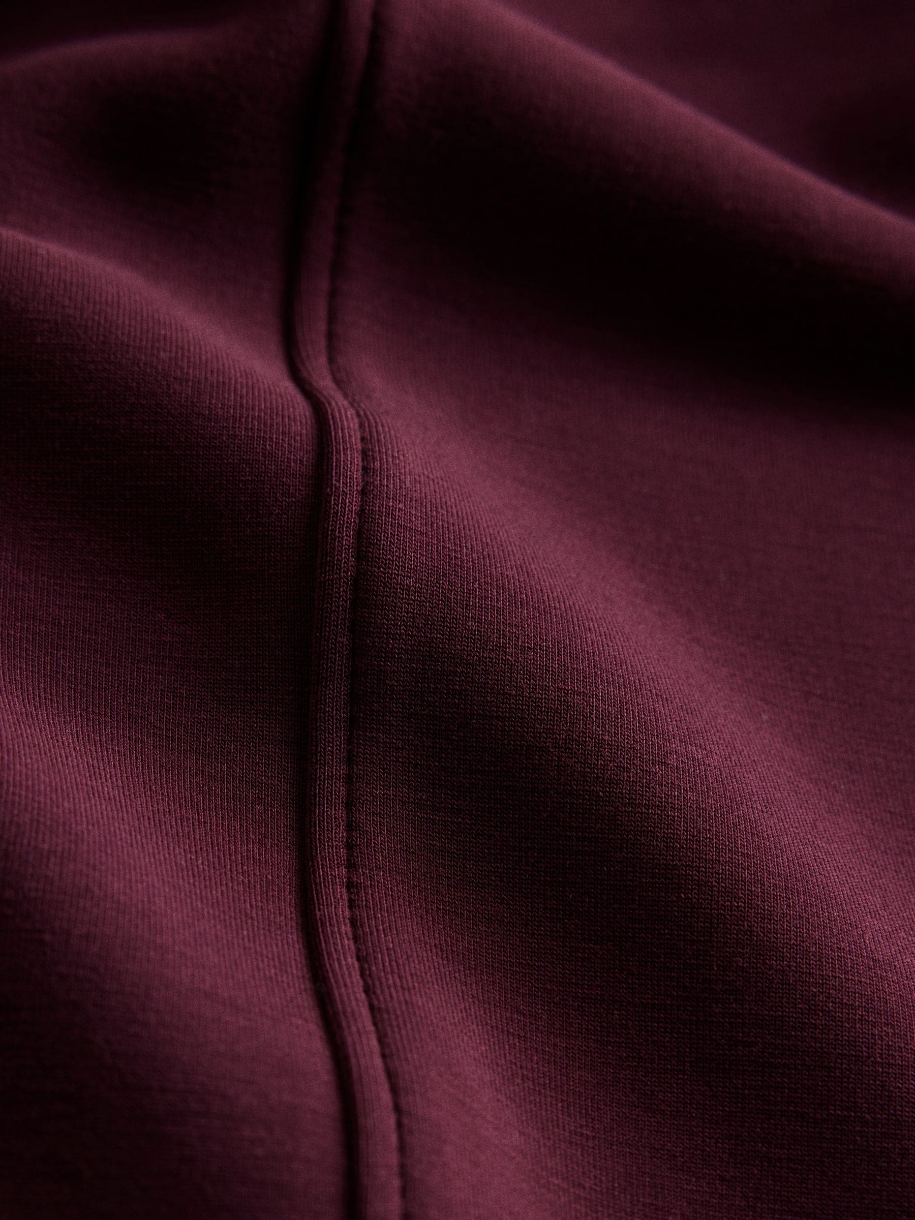 The Set Modal blend Half Zip Coord Loungewear Set - Burgundy Red - Regular - SIP Still Life