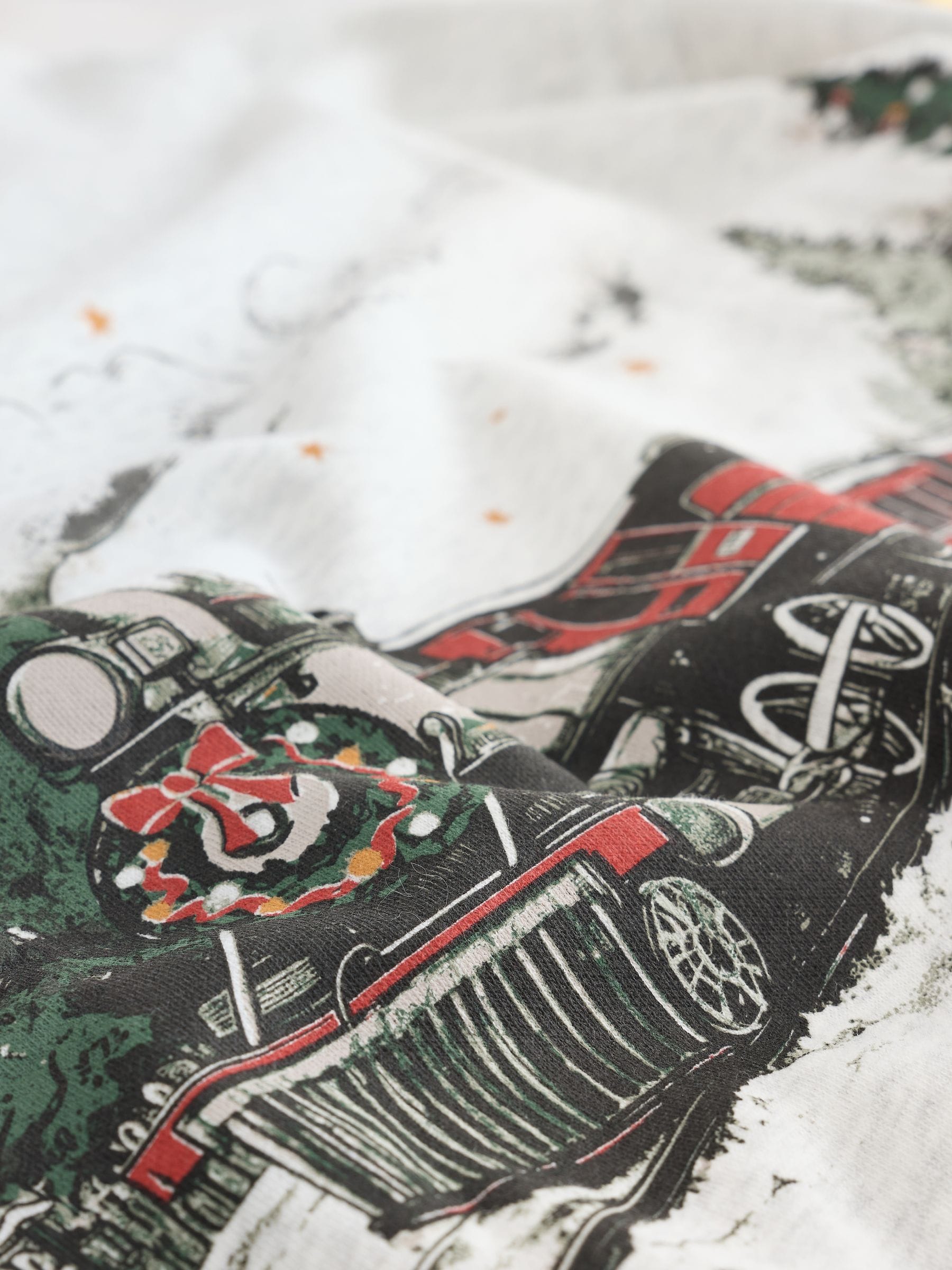 Matching Family Christmas Sweatshirt Flannel Pyjamas - Grey Santa Express - Regular - SIP Still Life