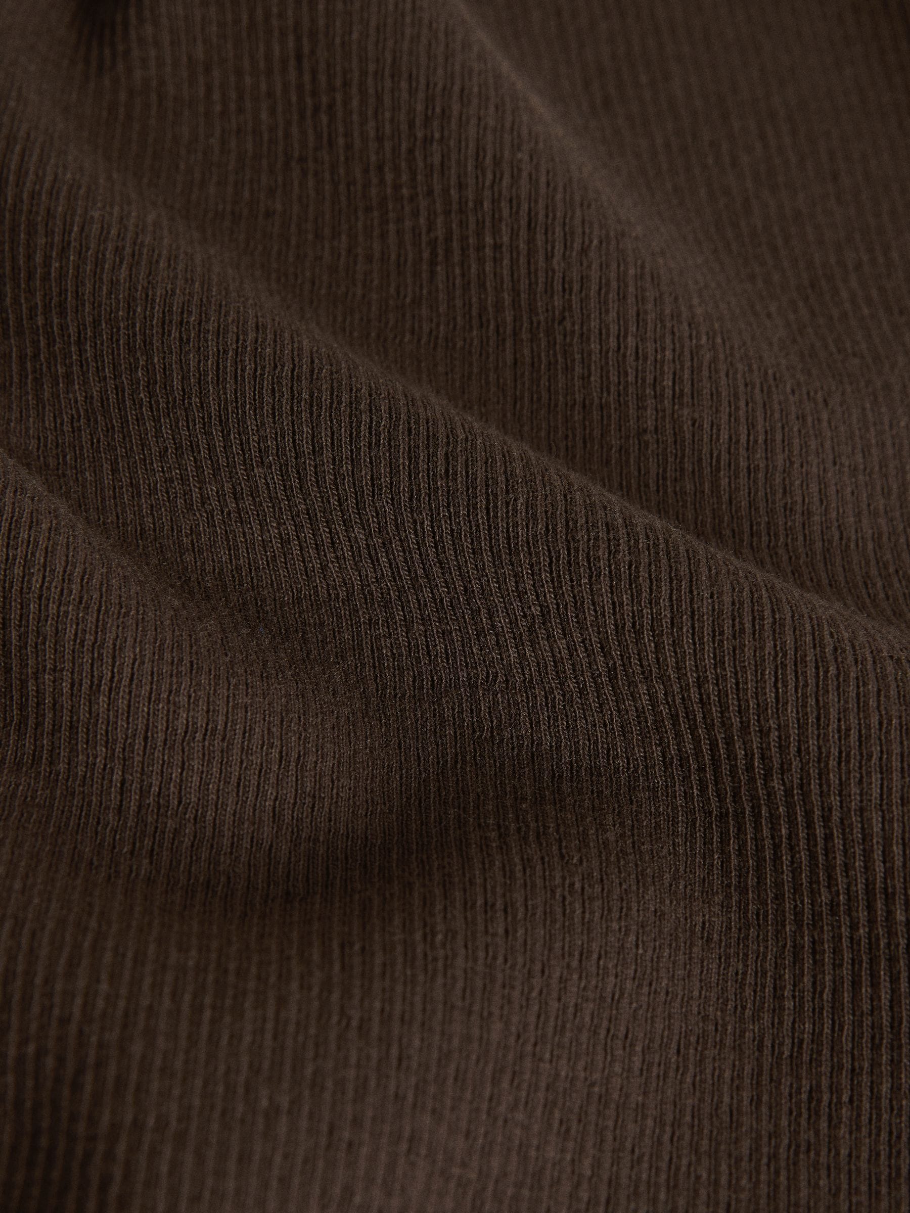 The Set Short Sleeve Button Through Rib T-Shirt - White/Brown/Black - 3 Pack - SIP Still Life
