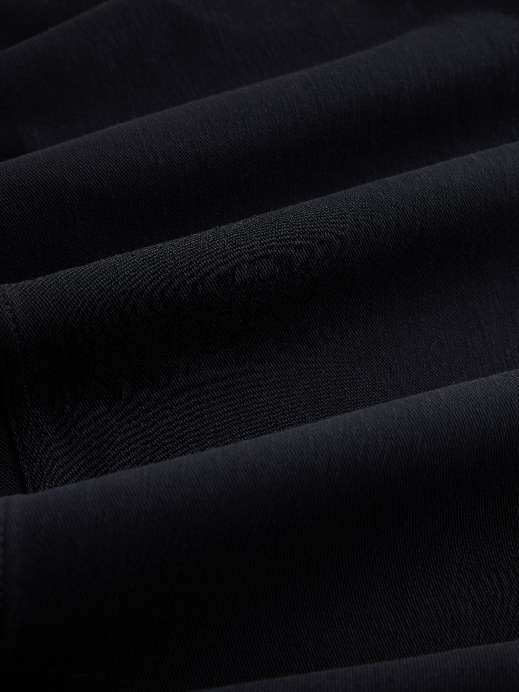 Barrel Leg Denim Jersey Trousers - Black - Regular - SIP Still Life
